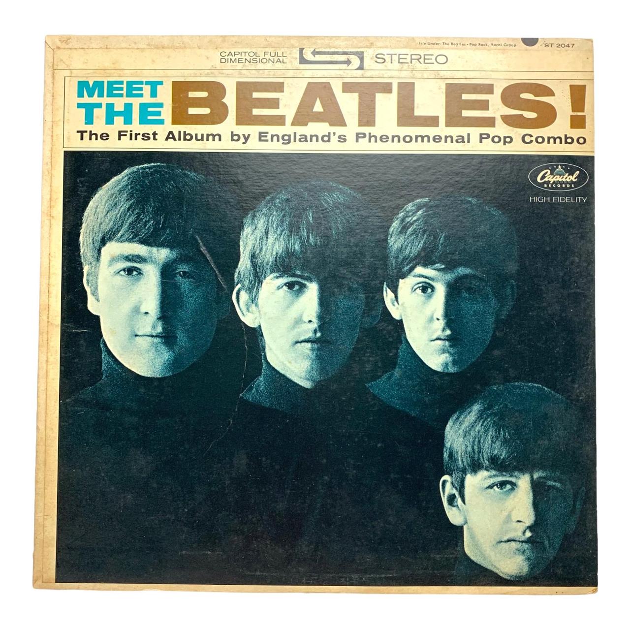 Beatles LP Meet The Beatles Capitol John Lennon Paul... - Depop