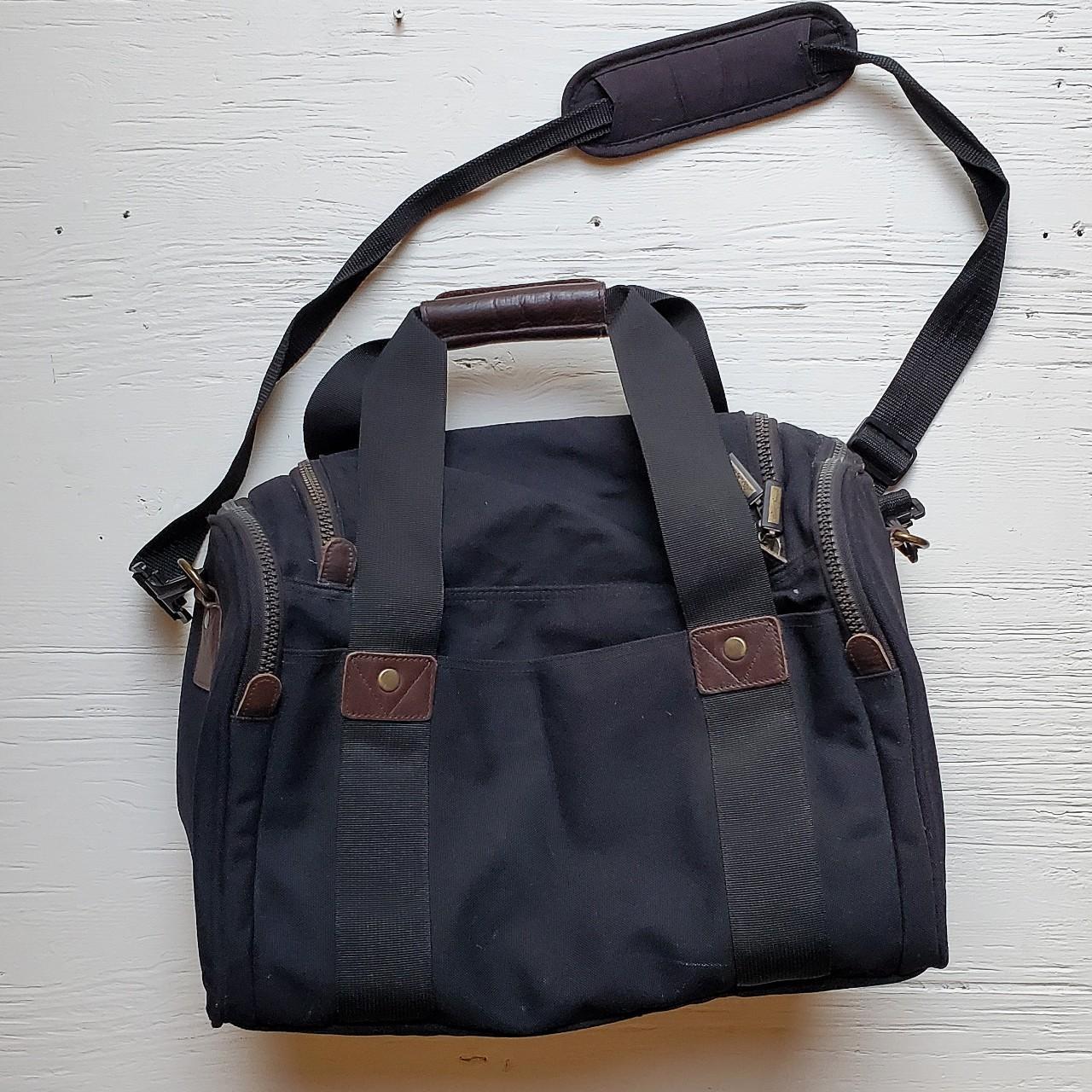 Vintage Eddie Bauer weekender travel bag. Duffle bag... Depop