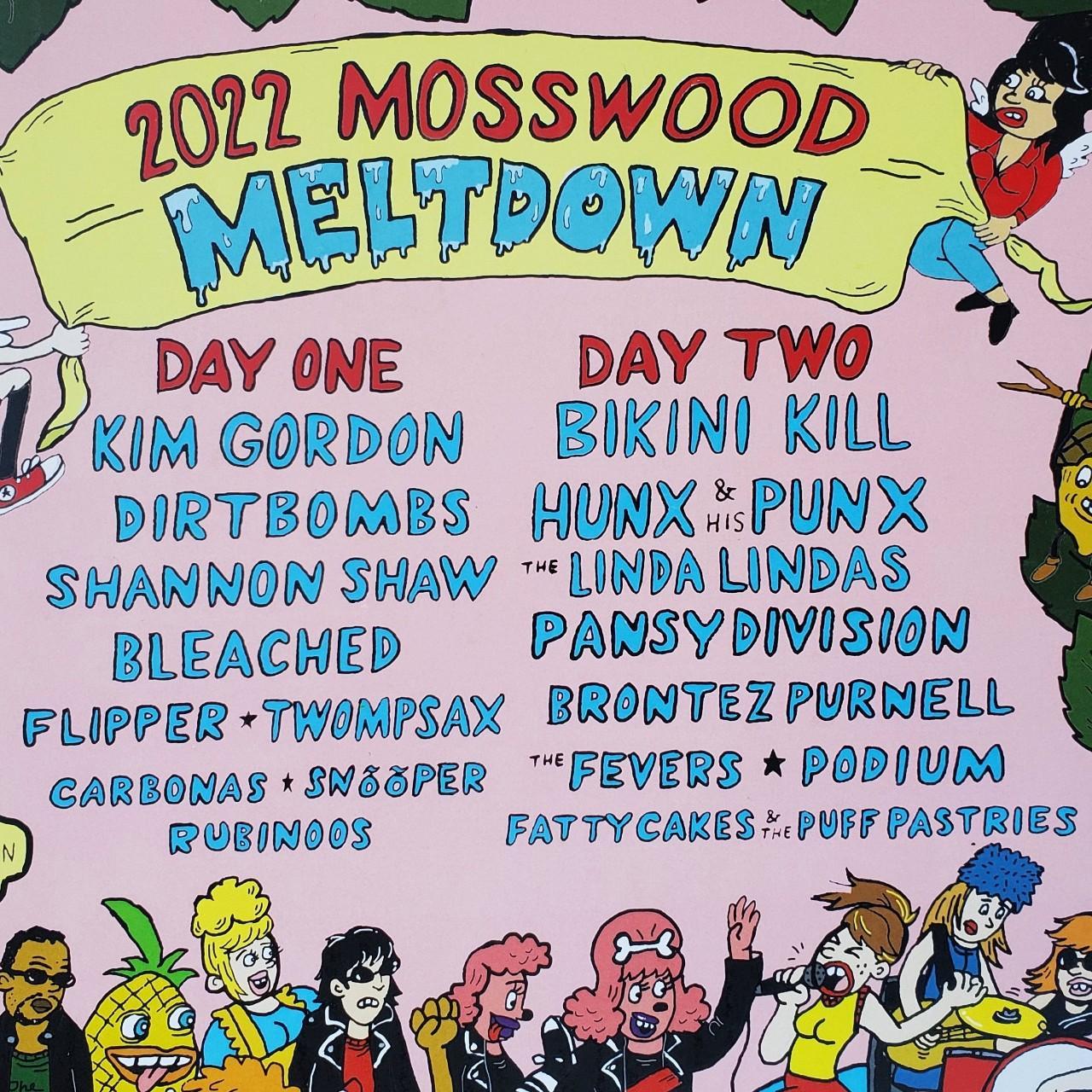 Mosswood Meltdown 2022 Oakland CA Music Festival... - Depop