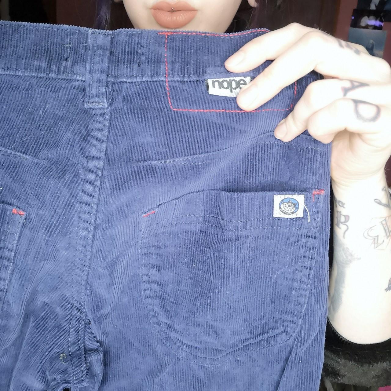 These are super vintage #Nope jeans, a size 4/6...