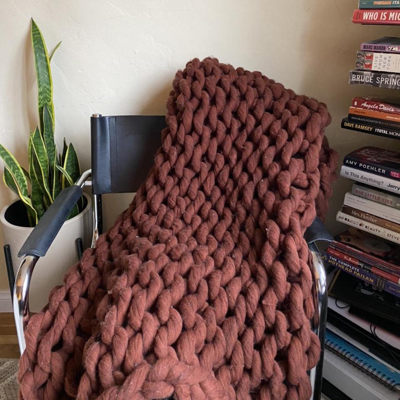 Casaluna Linen Casaluna Knit Chunky Knit Blanket Target CASALUNA