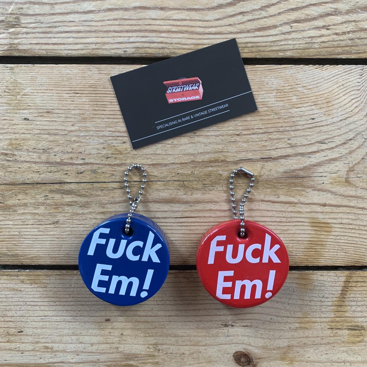 Supreme Fuck Em! Puffy Keychains , Released in...