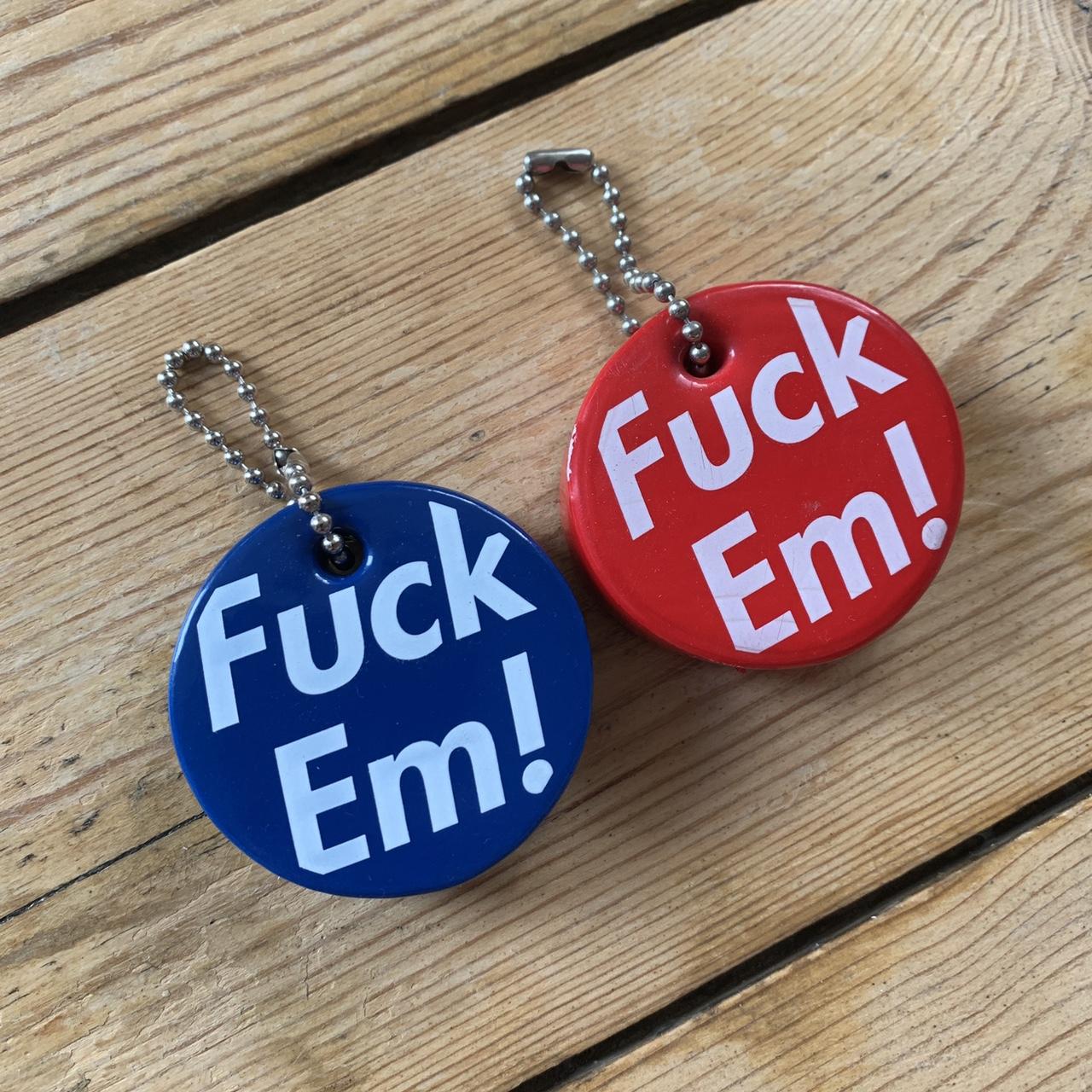 Supreme Fuck Em! Puffy Keychains , Released in...