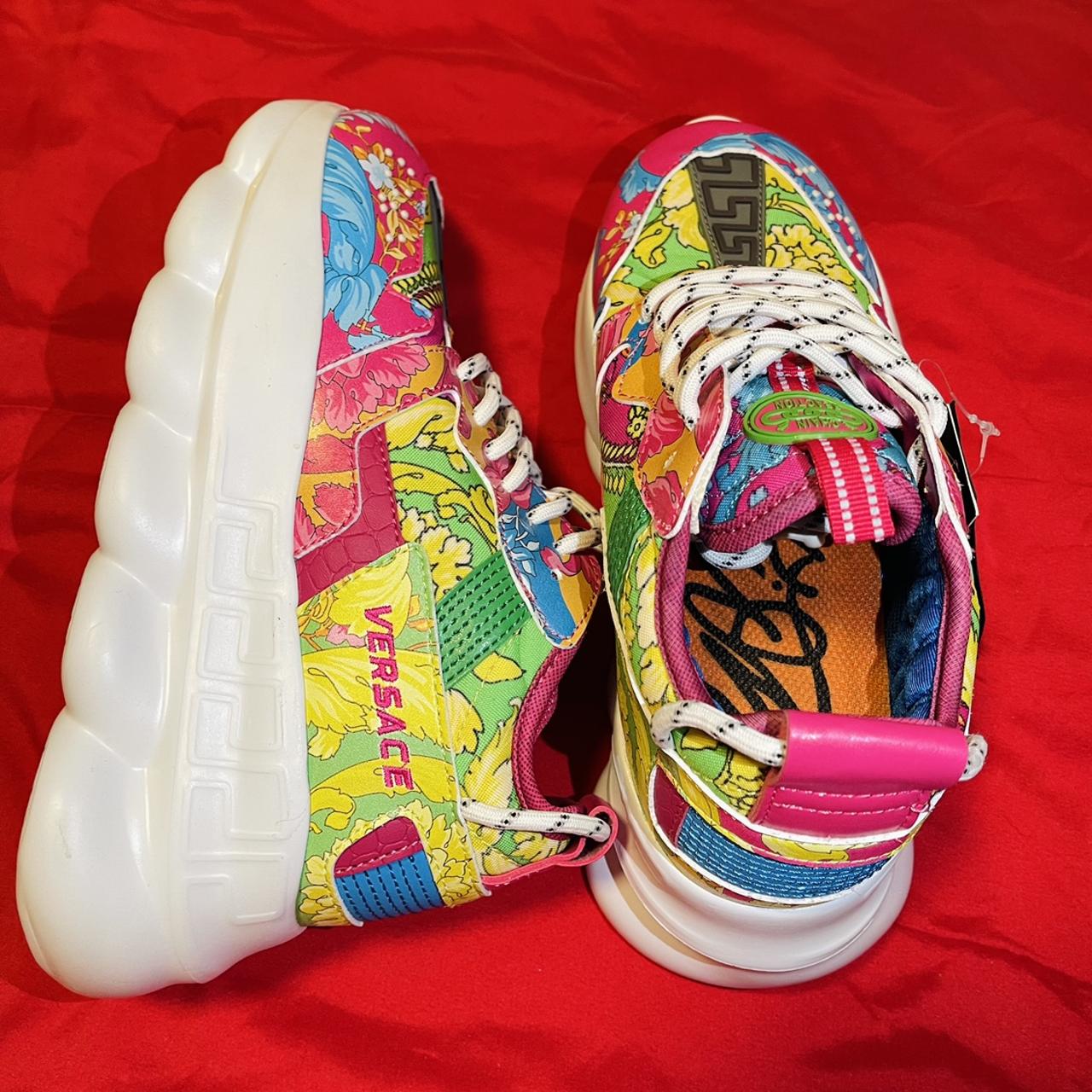 Women's versace chain reaction hot sale sneakers