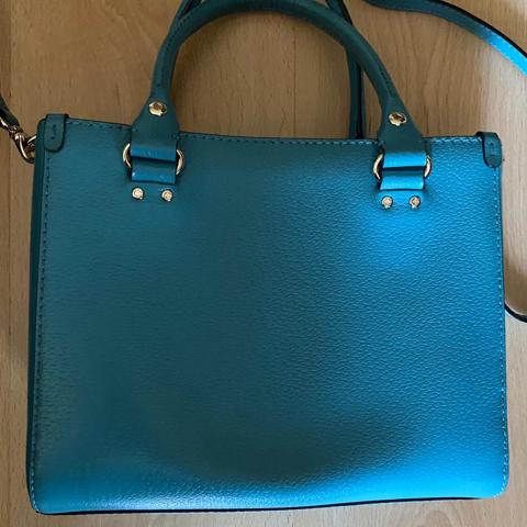 Tiffany Blue Kate Spade Purse - Big purse with lots - Depop