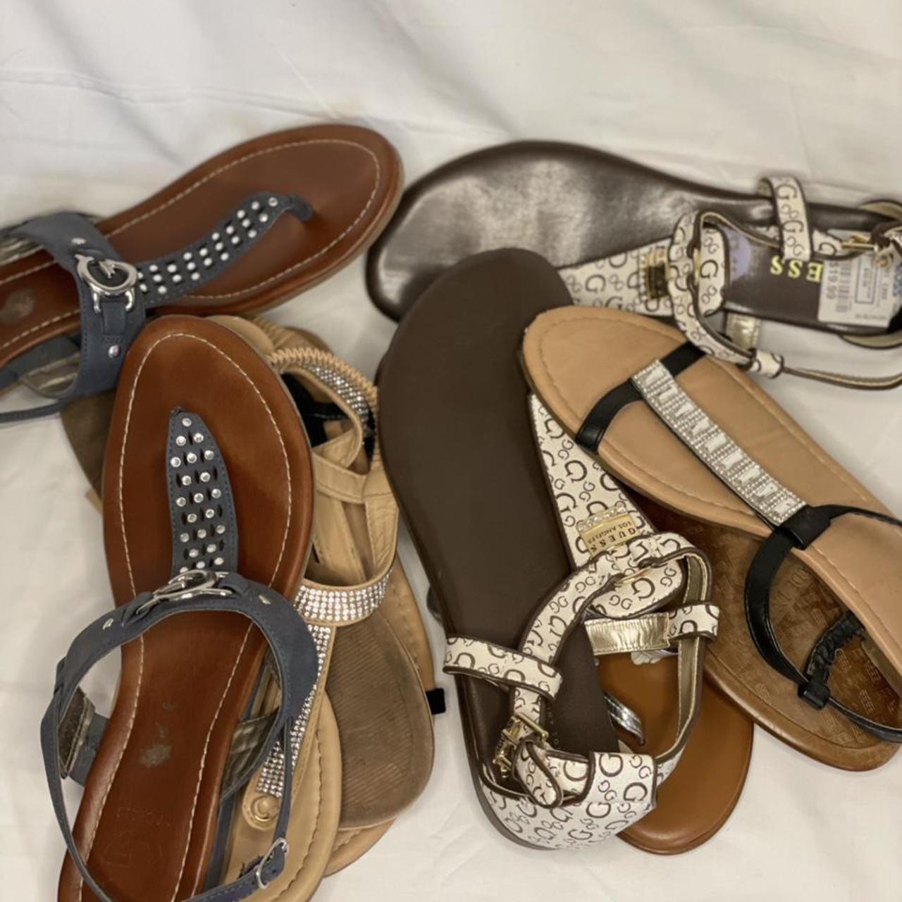 Lot of sandals. All sizes are 8 9 woman s. All fit a Depop