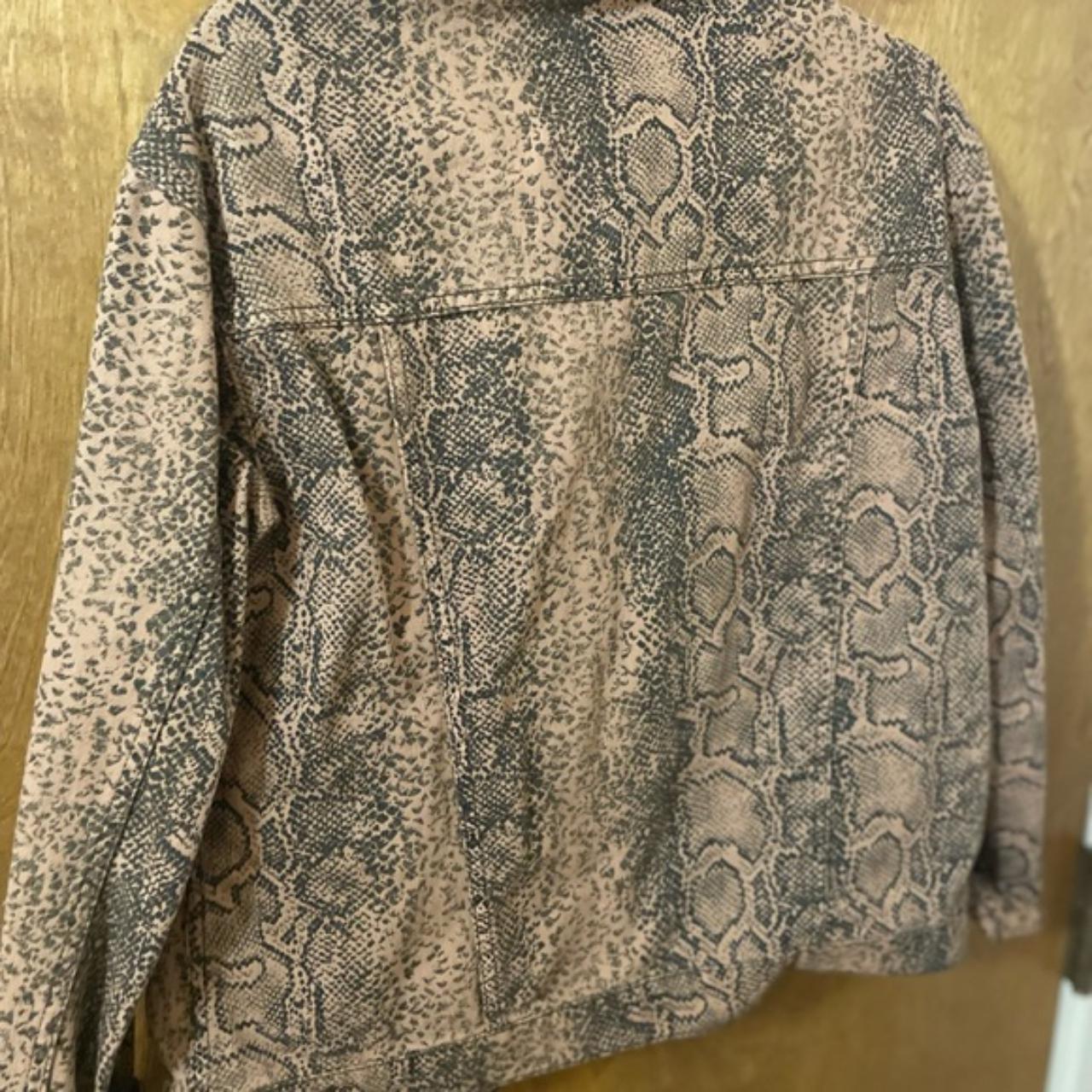 free people snake trucker jacket