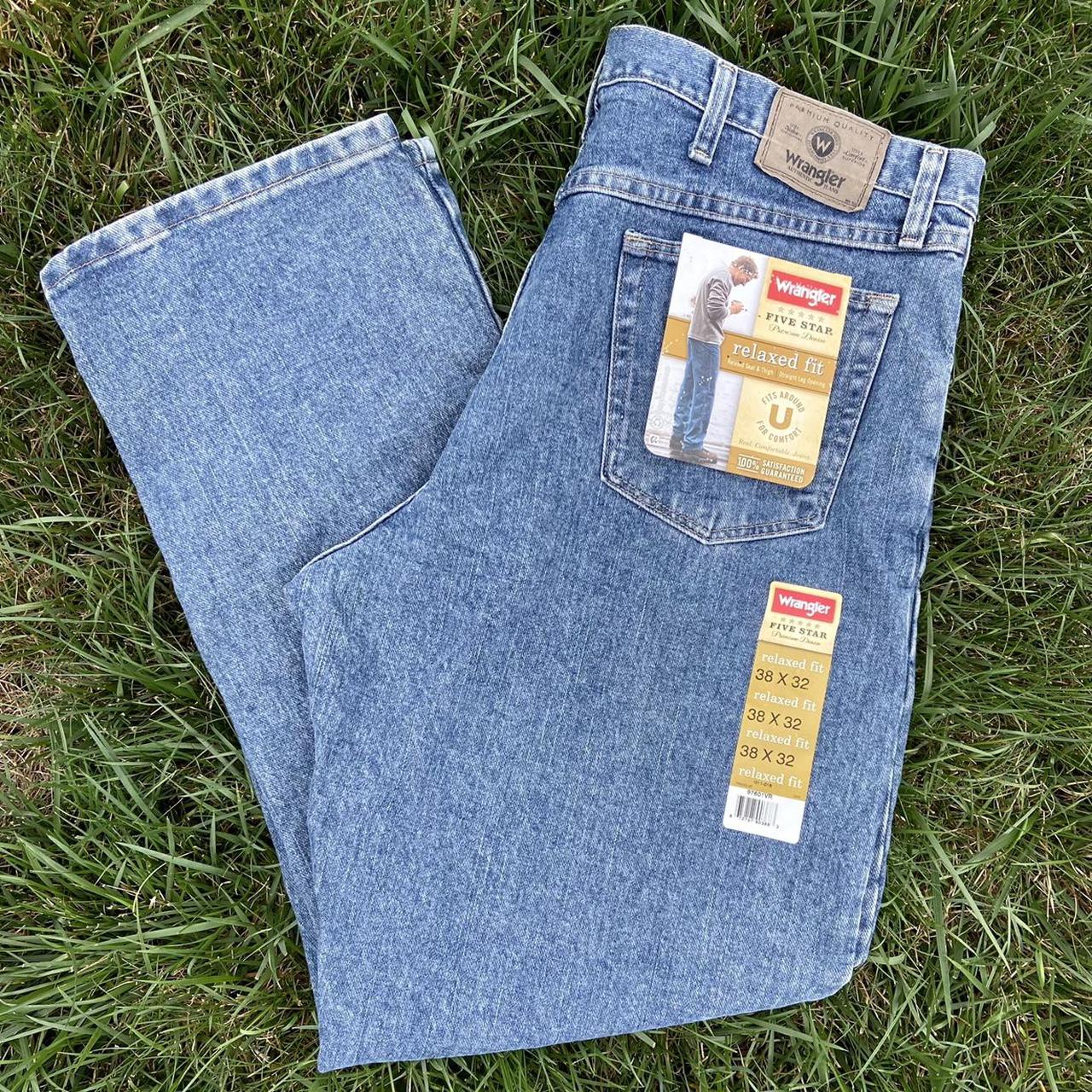 wrangler relaxed fit jeans 36 x 32