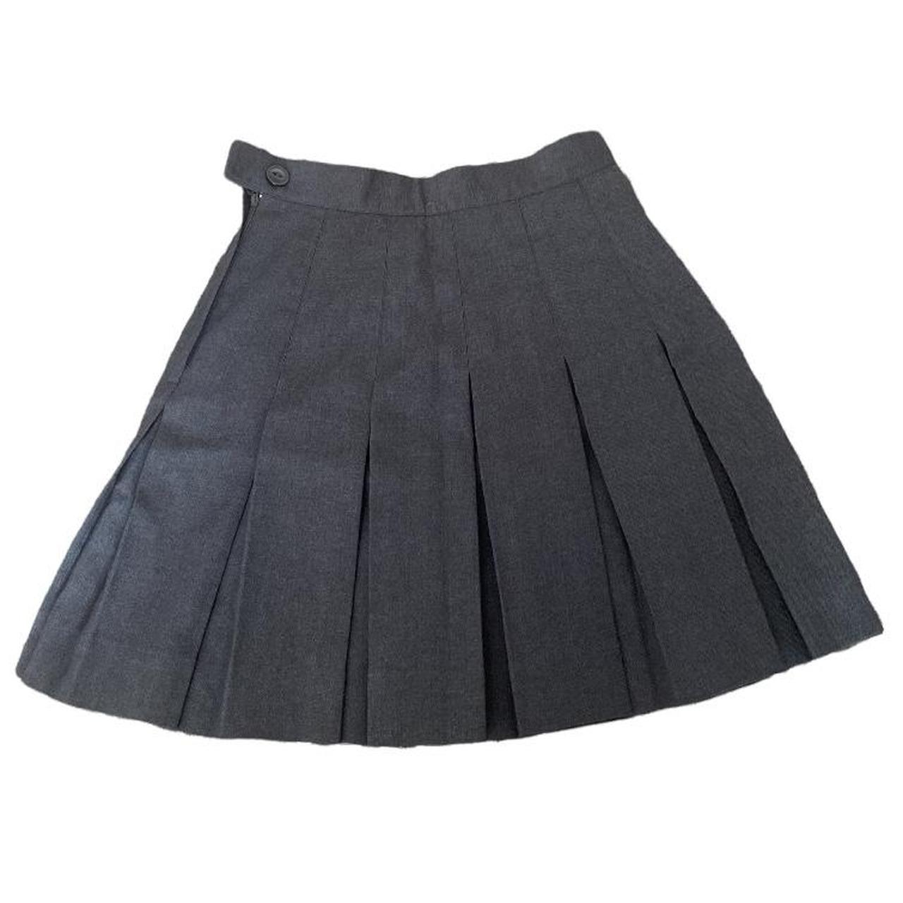 Grey pleated skirt from FlynnO'Hara. I bought two... - Depop