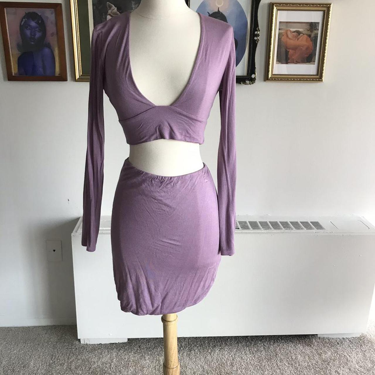 *SET* Lilac FashionNova 18inch short skirt and... Depop