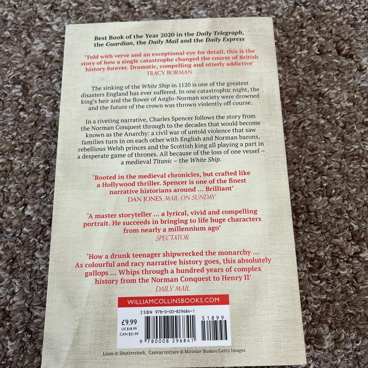 Charles Spencer - The White Ship paperback book.... - Depop