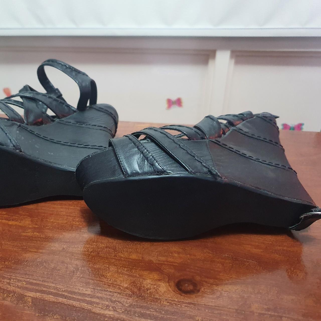 Wedge platform with straps. Super cute and adaptable... Depop