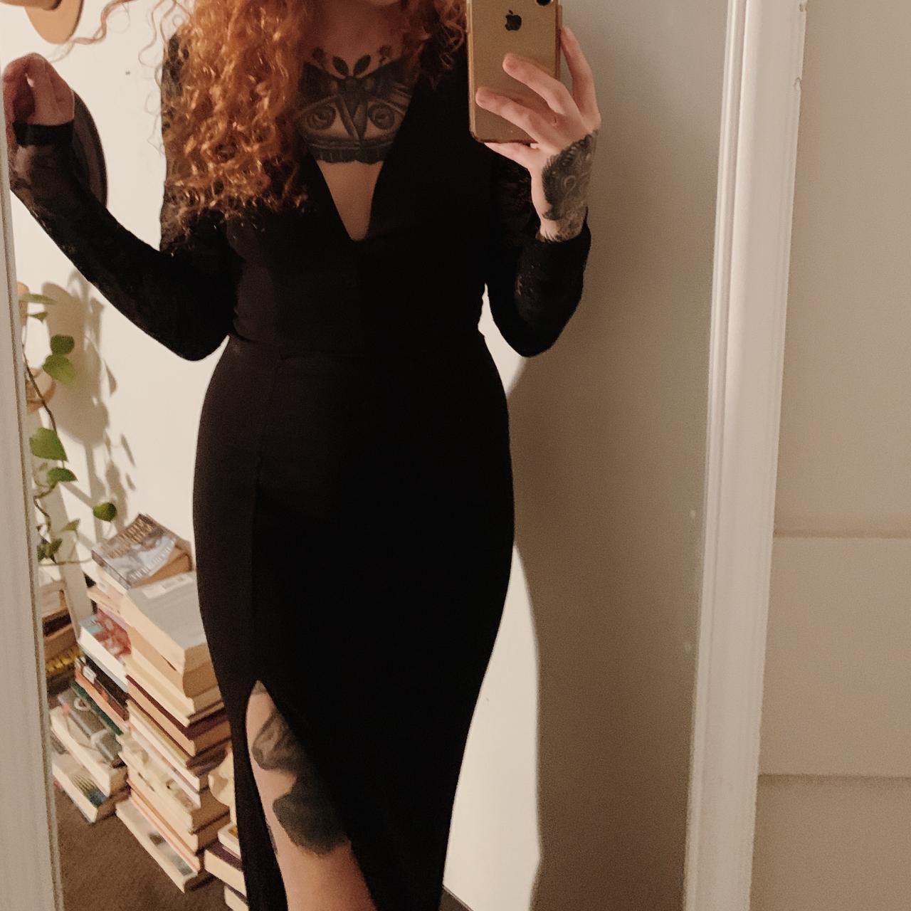 Fashion nova morticia store dress