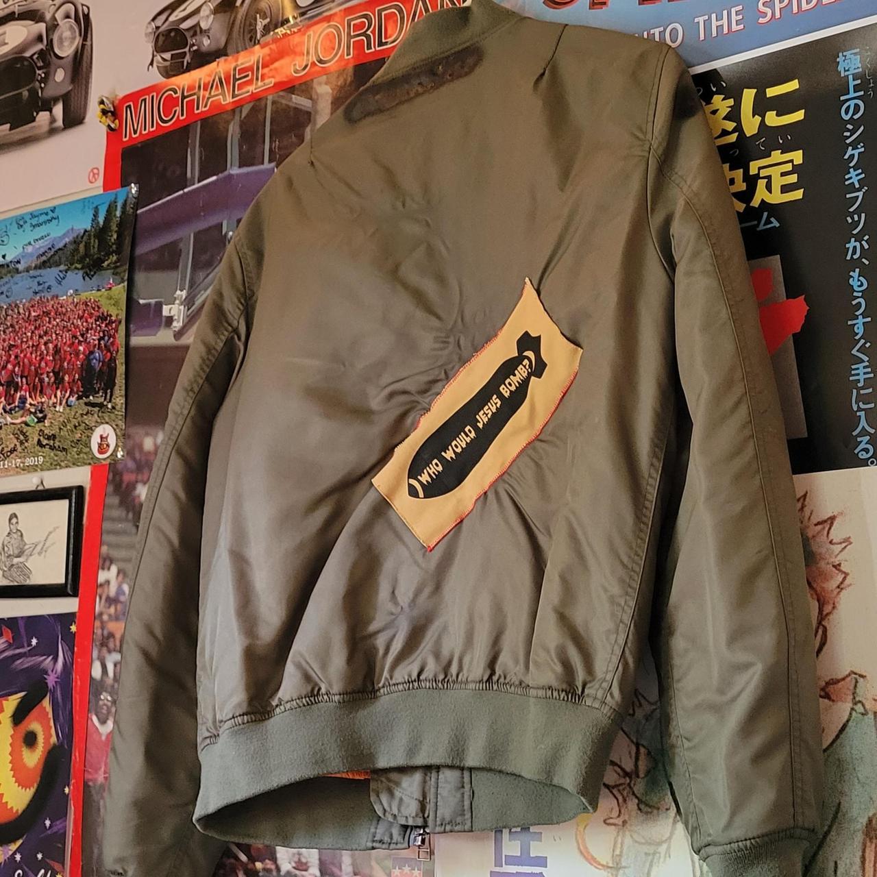 Size : small (medium) Olive green ma1 bomber... - Depop