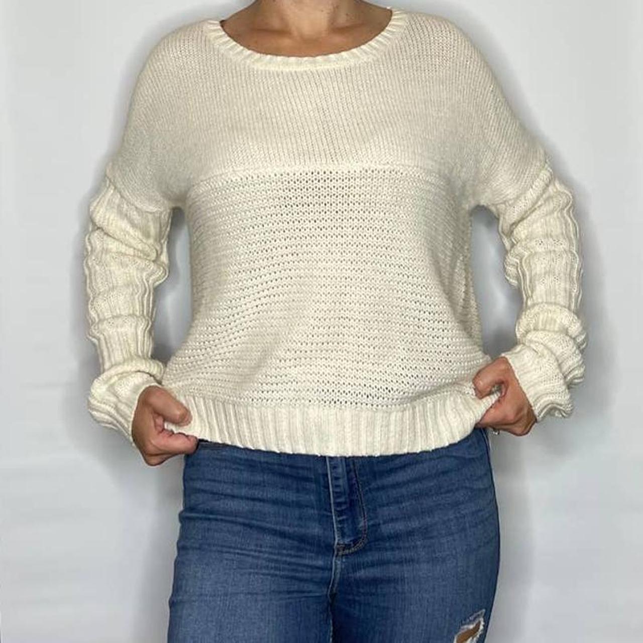 Product Image 1 - Roxy cream crewneck sweater size