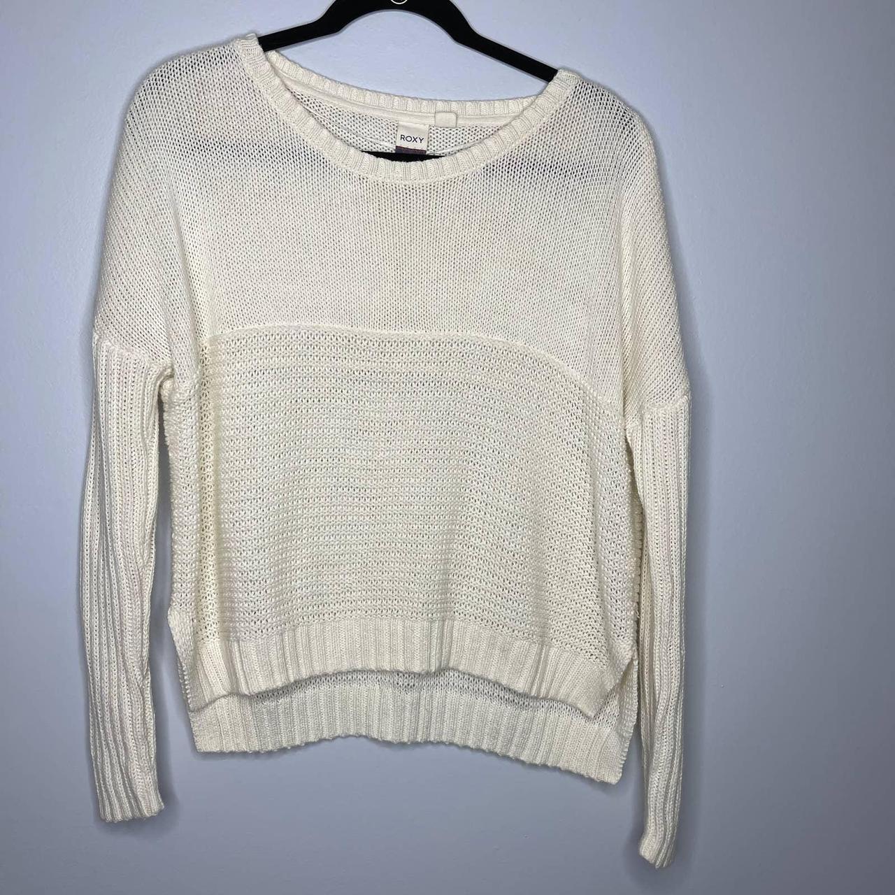 Product Image 2 - Roxy cream crewneck sweater size