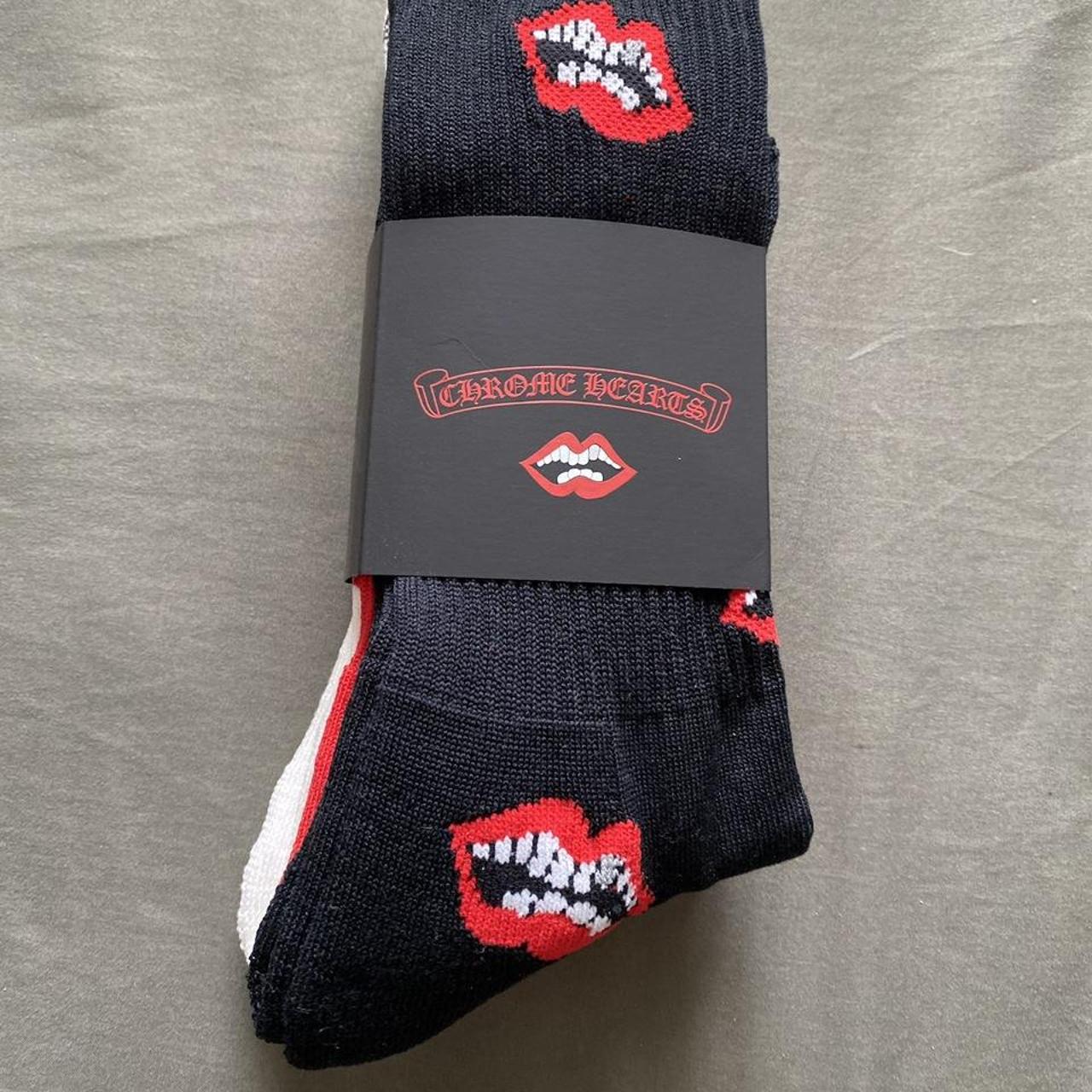 F/W 21 Matty Boy Chomper Chrome Hearts Socks Size- | Depop