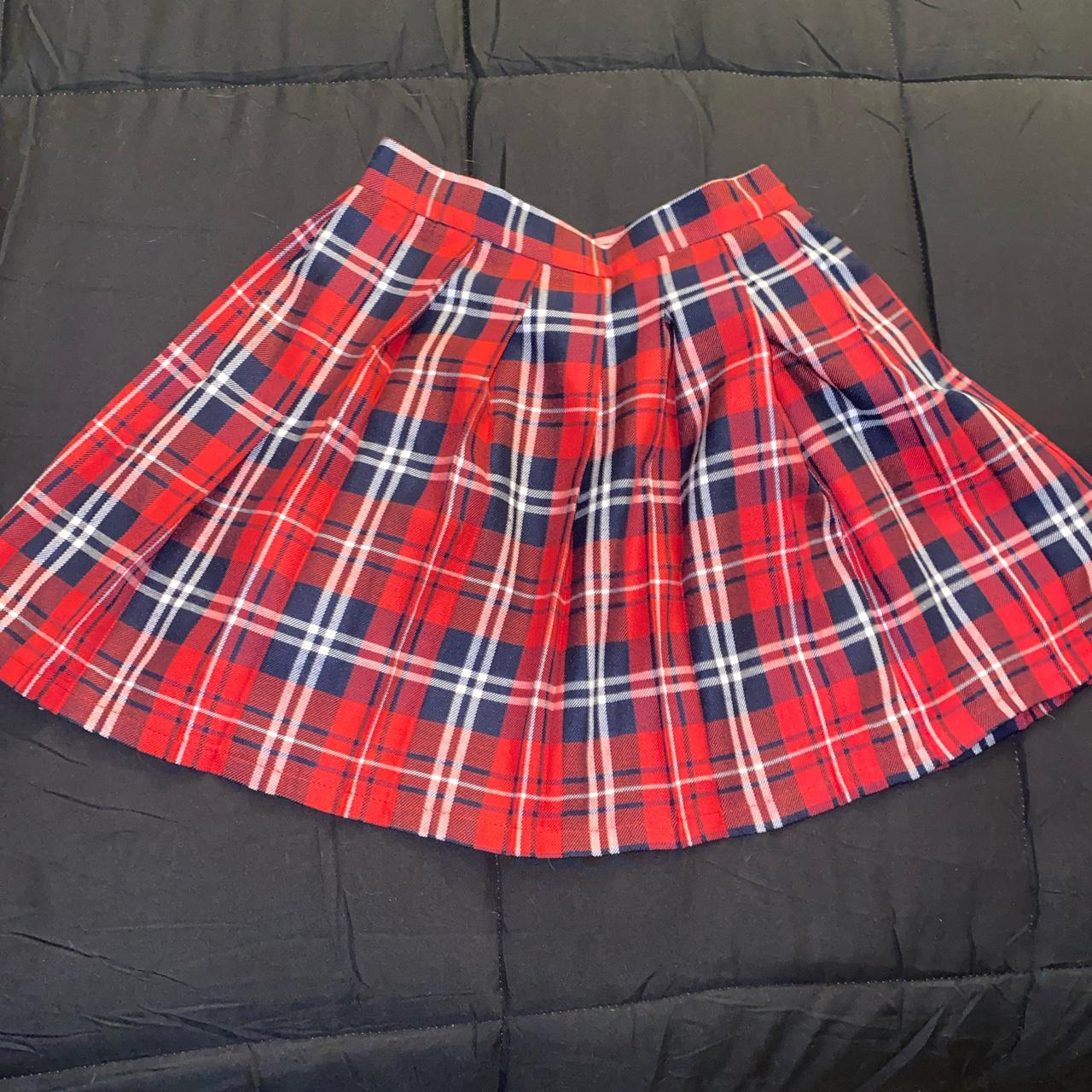 plaid skirt from Walmart. Only warn once.... - Depop