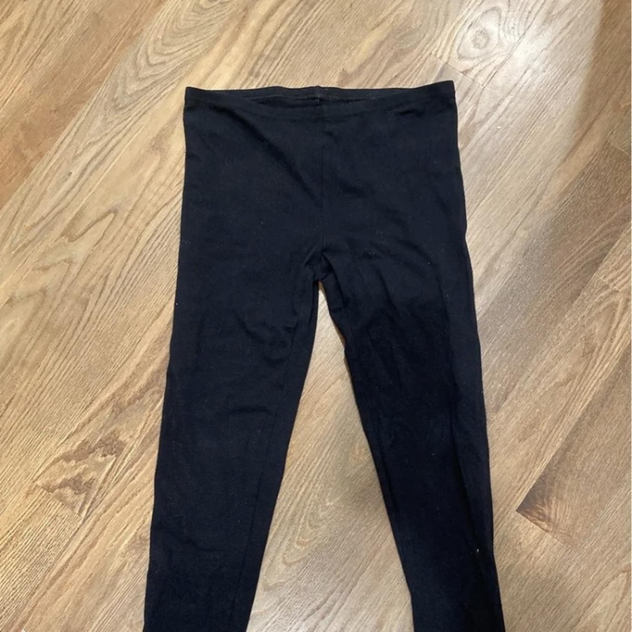 Old Navy girls black leggings. Size XL(TG) - Depop