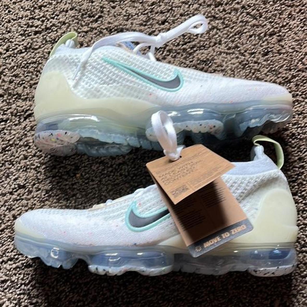 BUY Nike Air VaporMax 2021 White Mismatched Swooshes