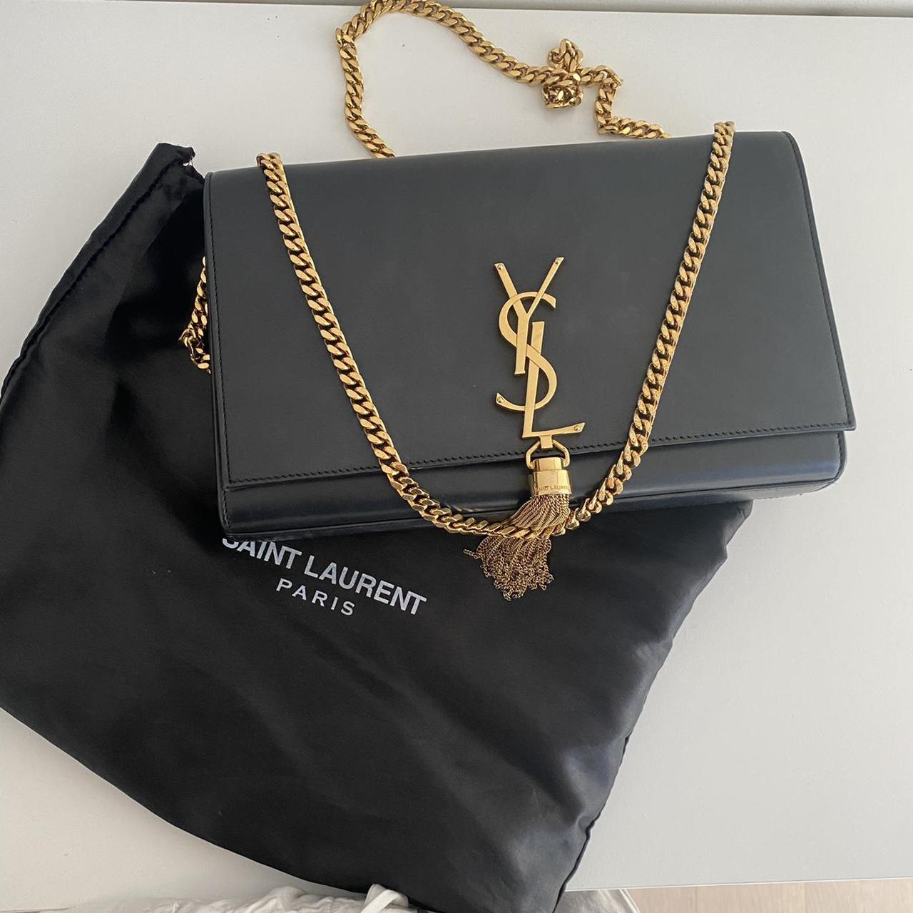 Saint Laurent Kate Medium Chain Bag Excellent - Depop