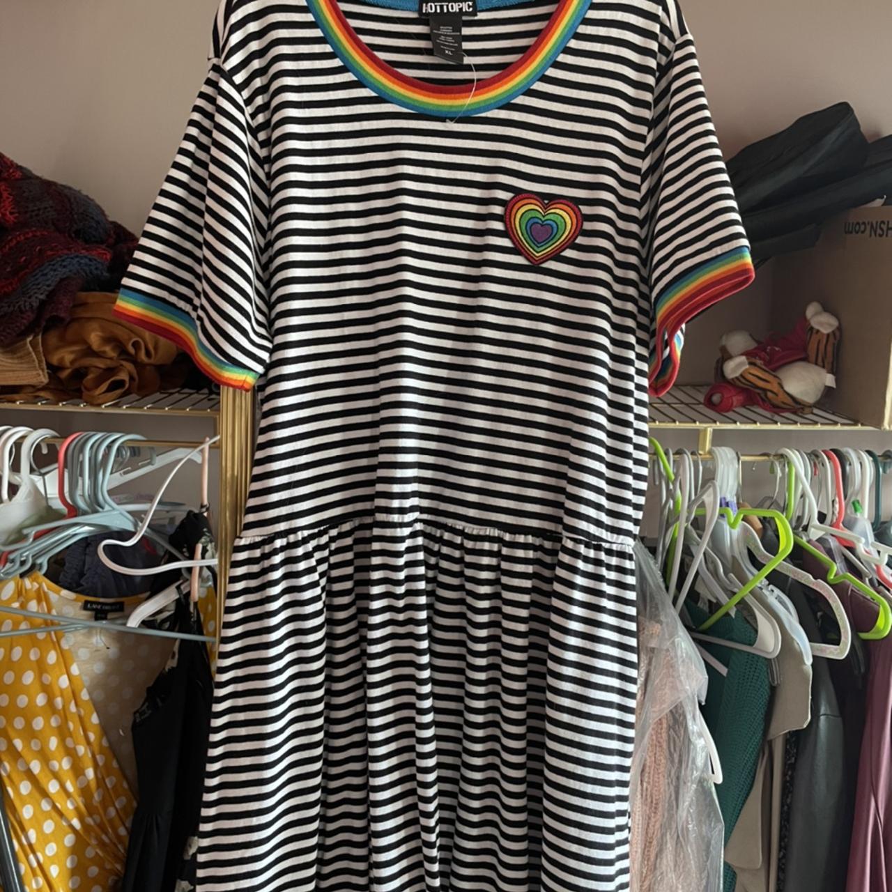 Hot topic pride dress! Adorable & only worn once!... Depop