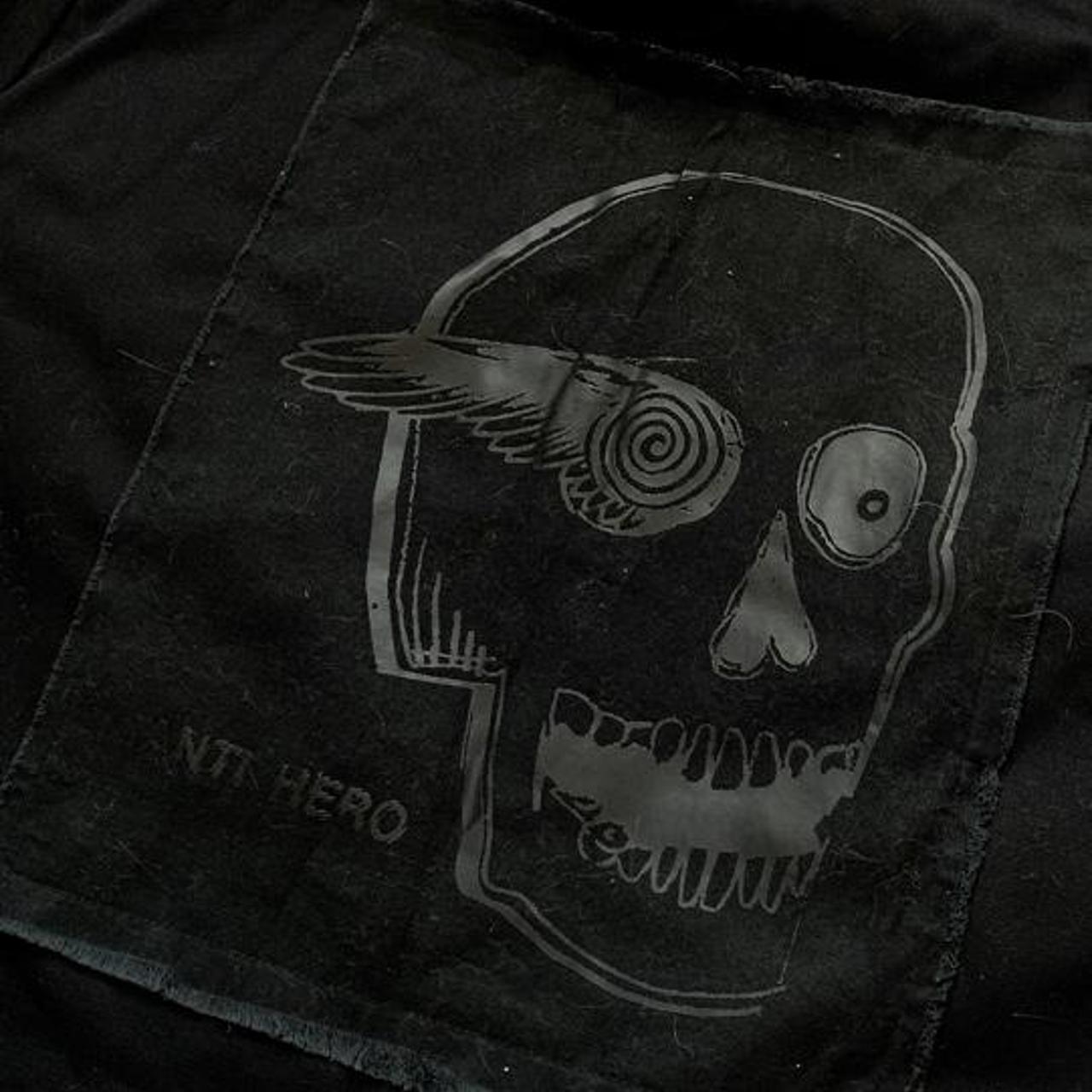 Nike SB Anti Hero jacket with skull back patch.... - Depop