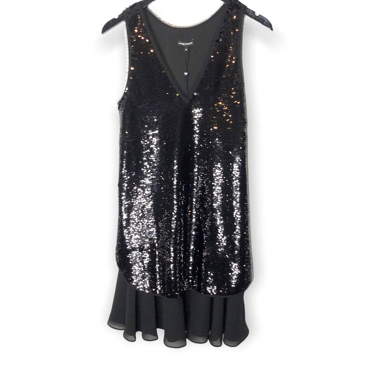 Product Image 1 - Emporio Armani Black Sequin Sleeveless