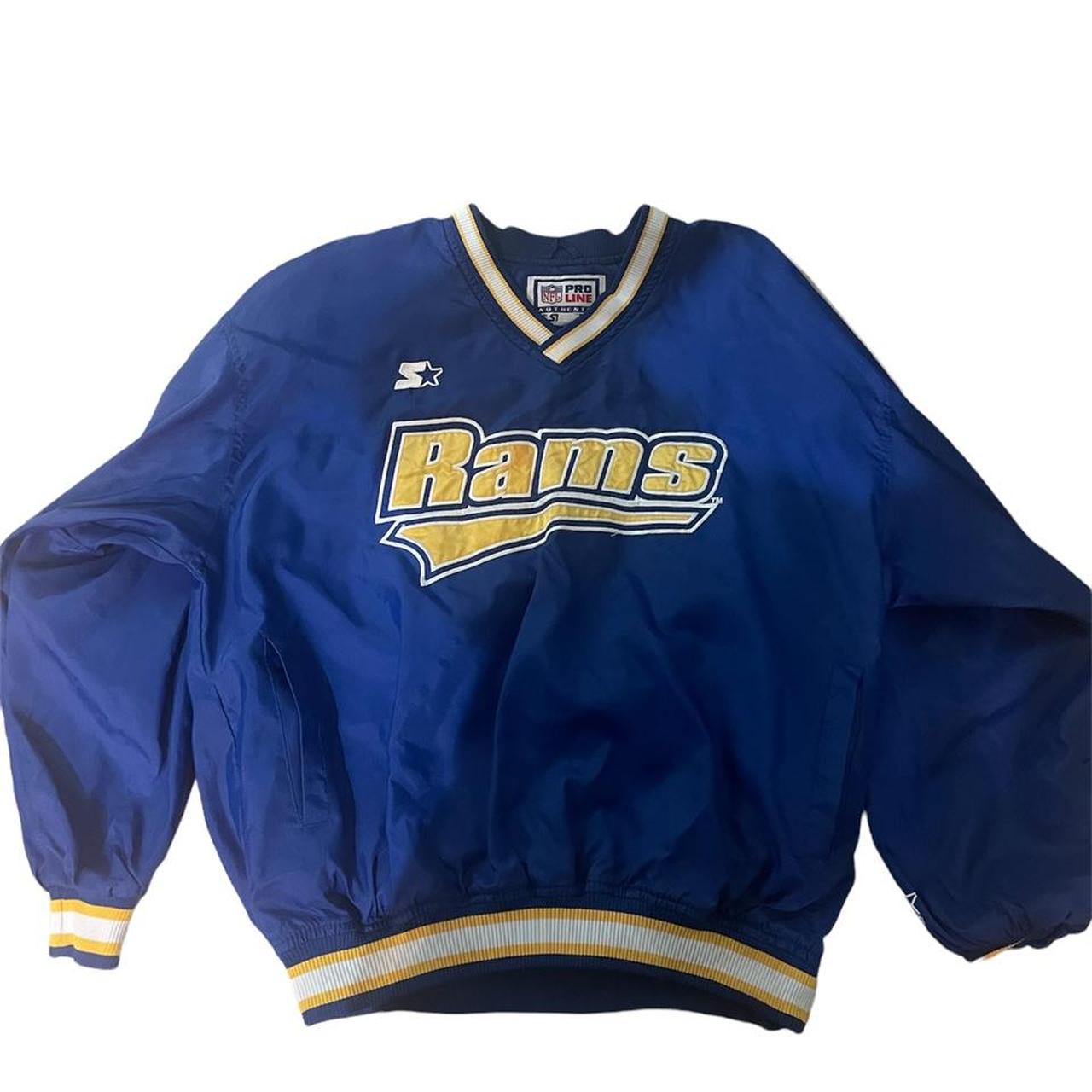 vintage 90s st. louis rams pro line authentic - Depop