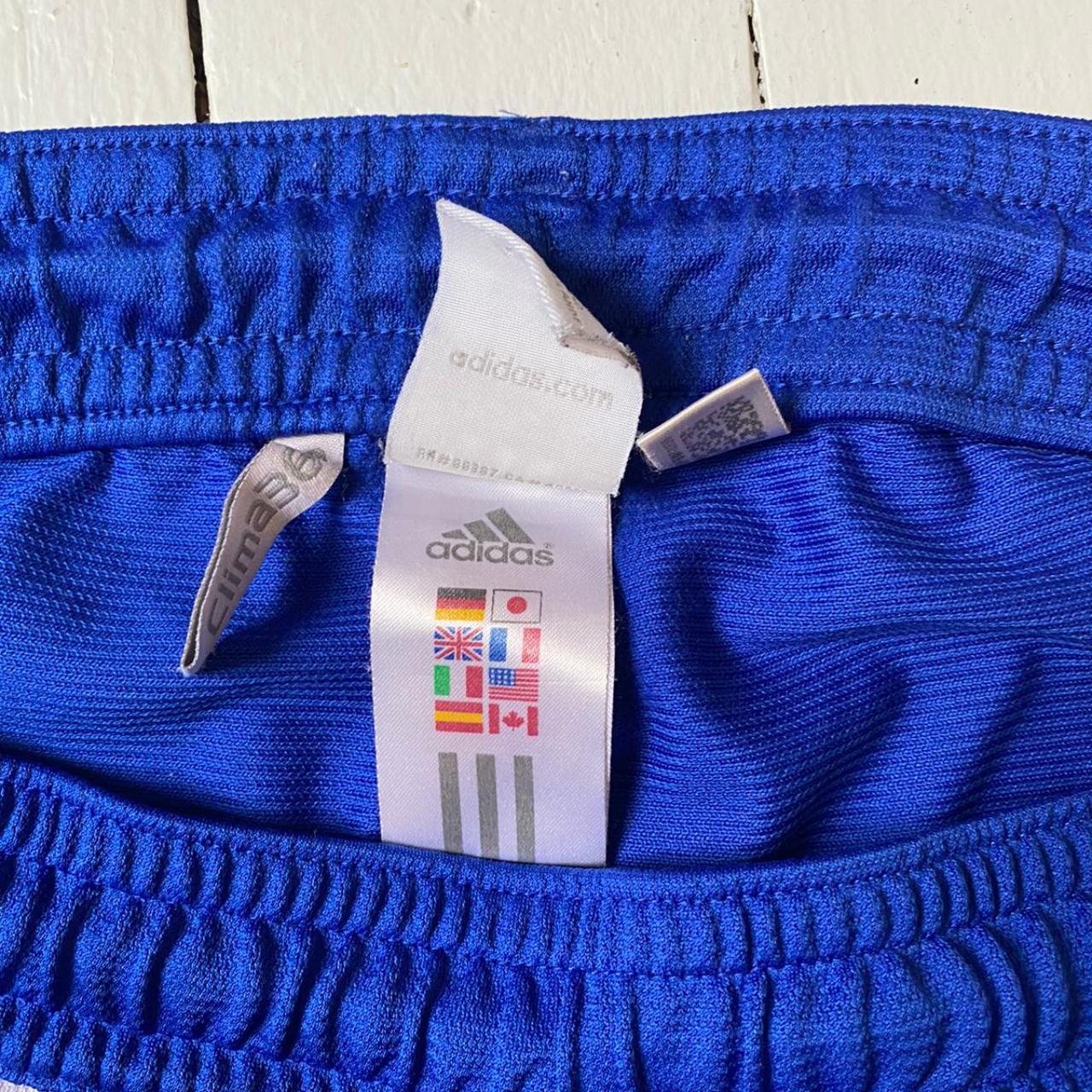 vintage adidas shorts in blue - Depop