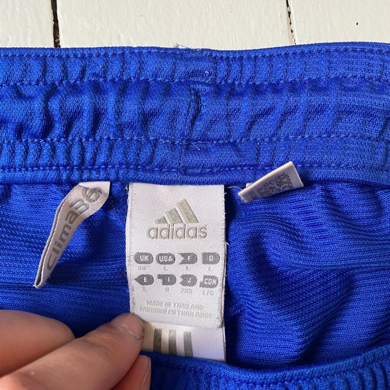 vintage adidas shorts in blue - Depop