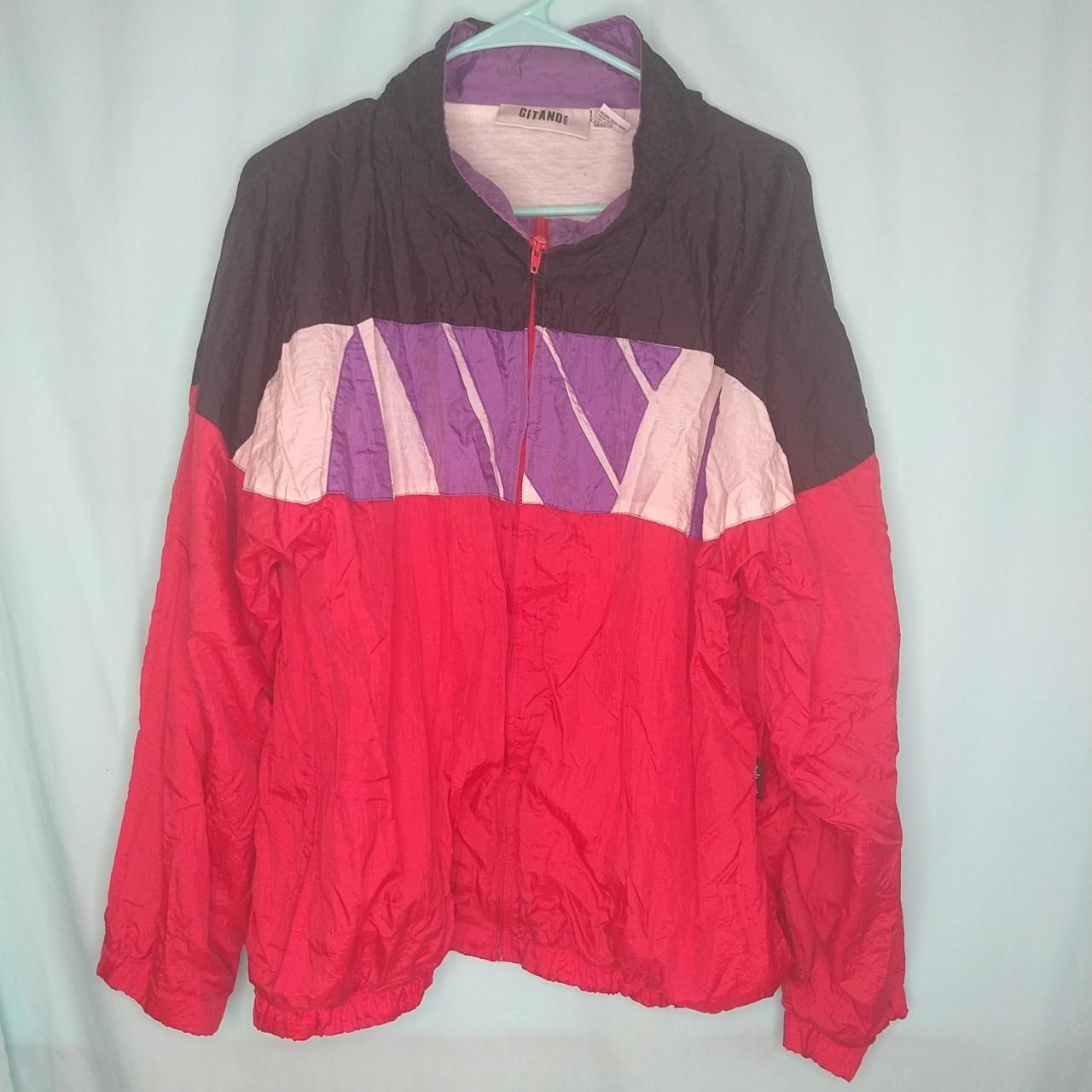 Men's Red and Purple Jacket