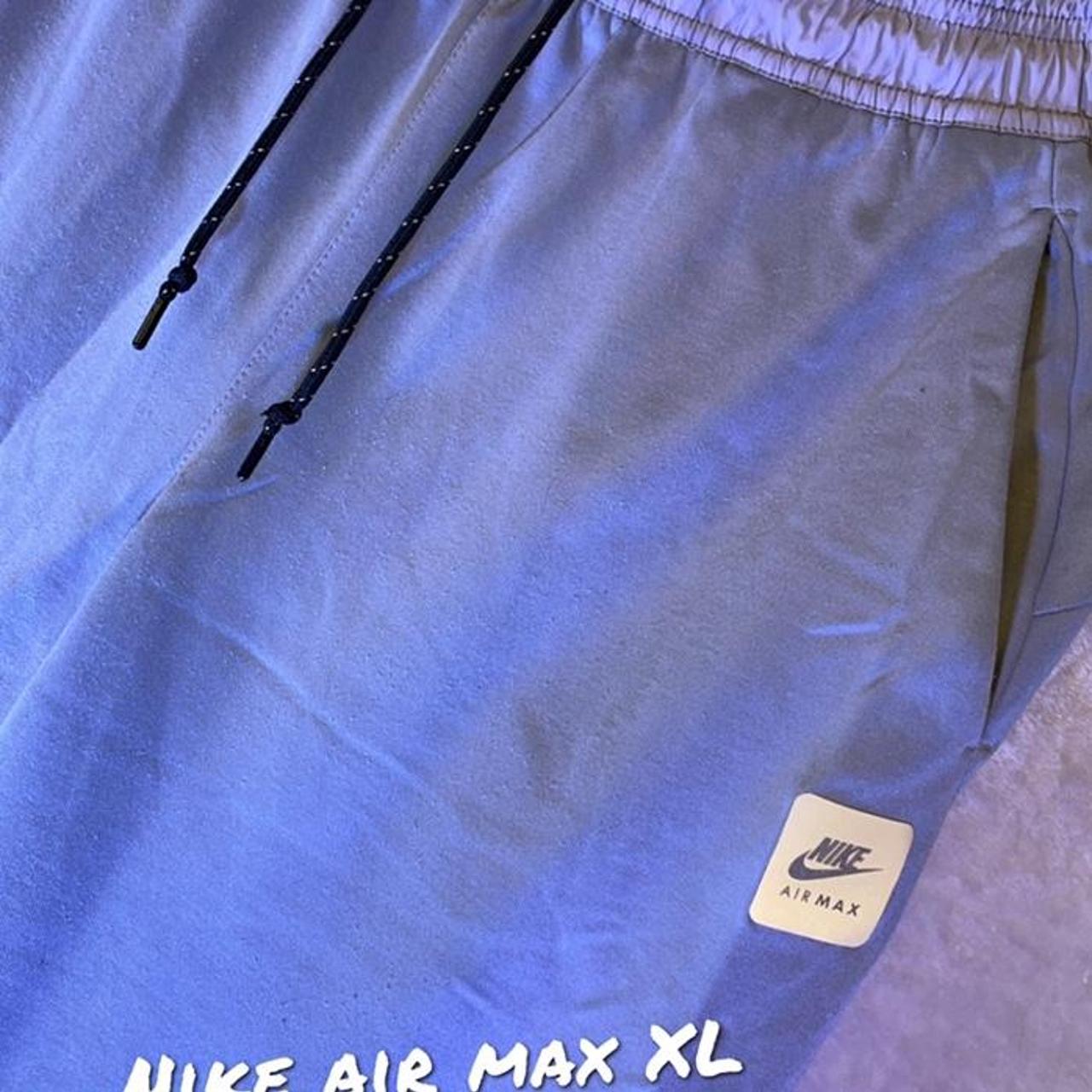 Nike air max tracksuit bottoms Grey Used... Depop