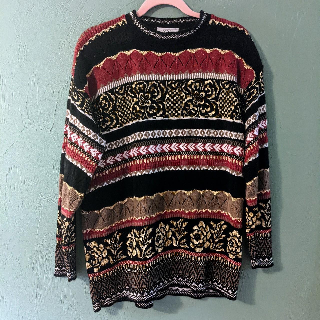 Rose Women's Red and Black Jumper