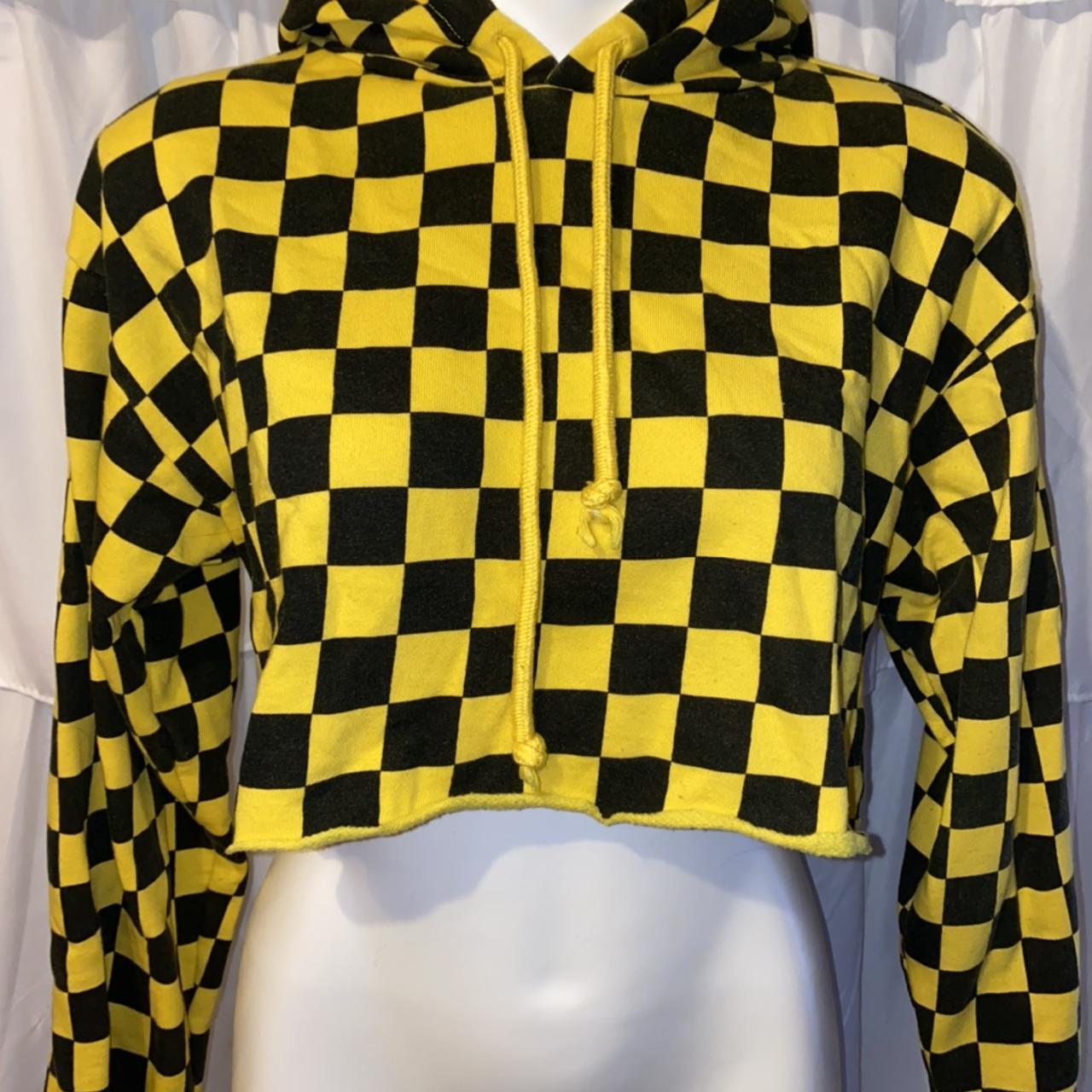 Checkered hoodie forever 21 sale