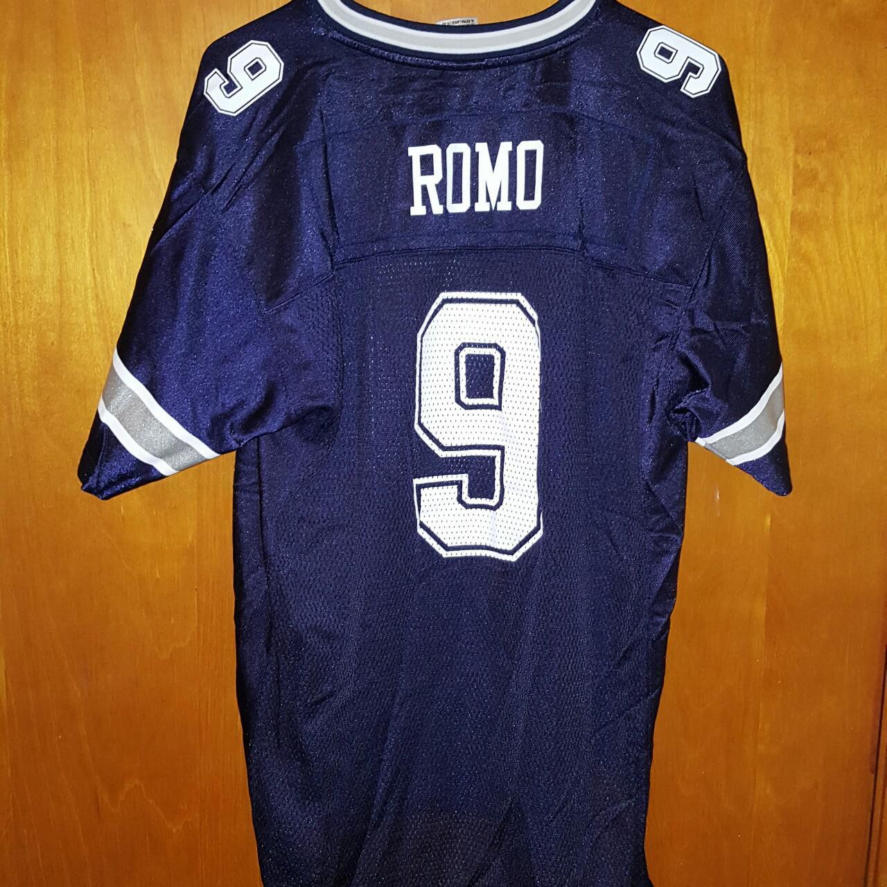 Dallas Cowboys Youth Size XL 18-20 NFL Reebok Jersey Tony Romo #9