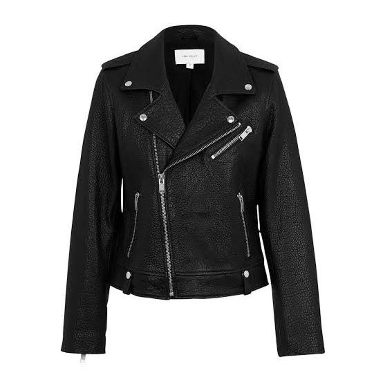 Ena Pelly Minimalist biker jacket. Size 10. Perfect... - Depop