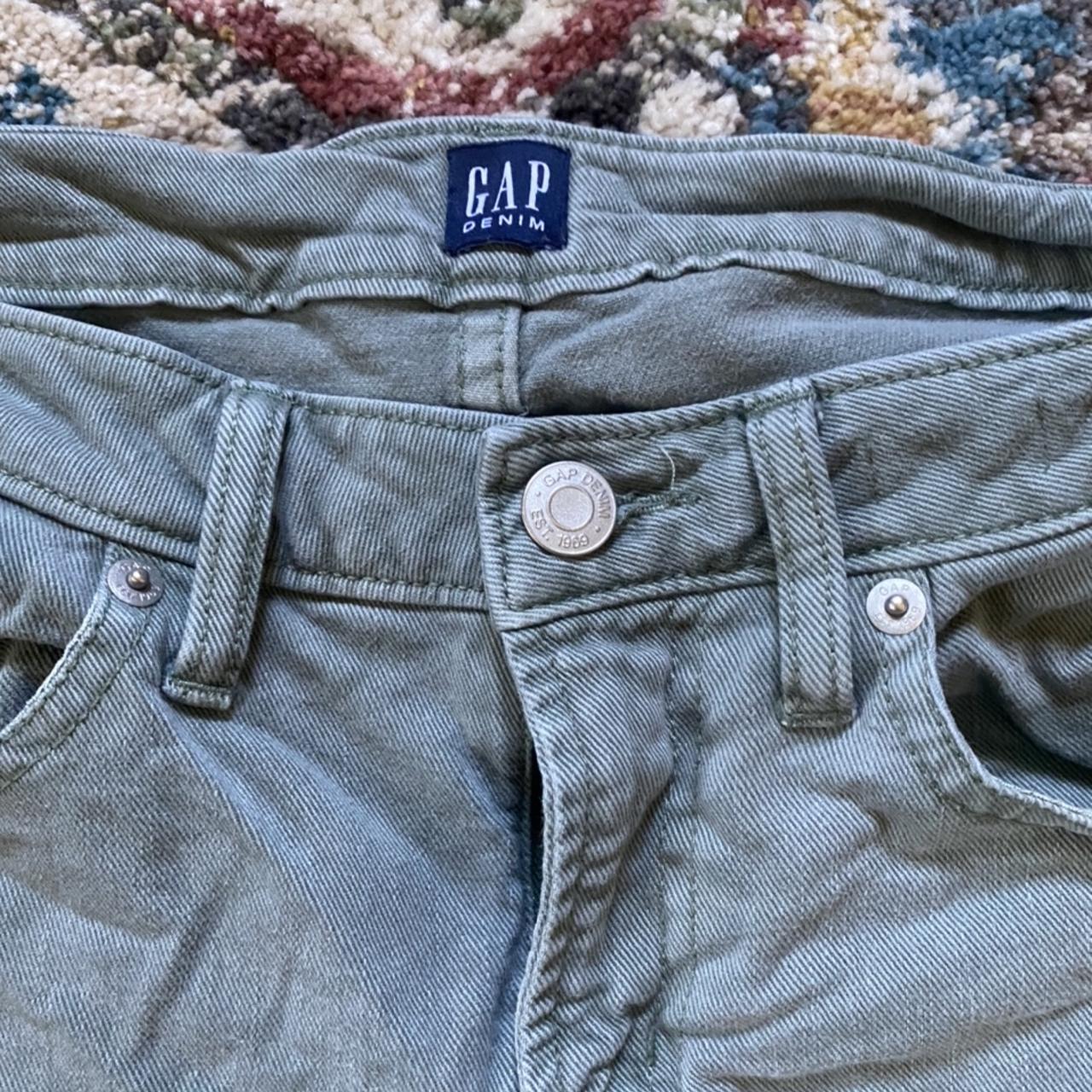 Gap Women's Green Jeans | Depop