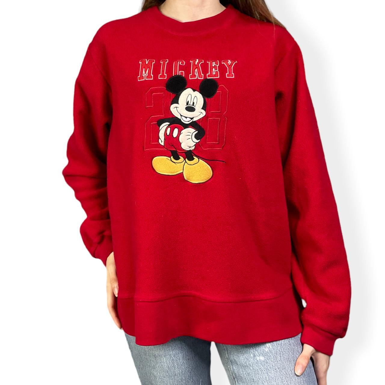 mickey mouse red sweatshirt