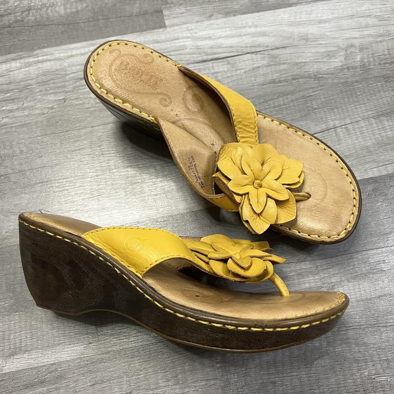 boc yellow sandals