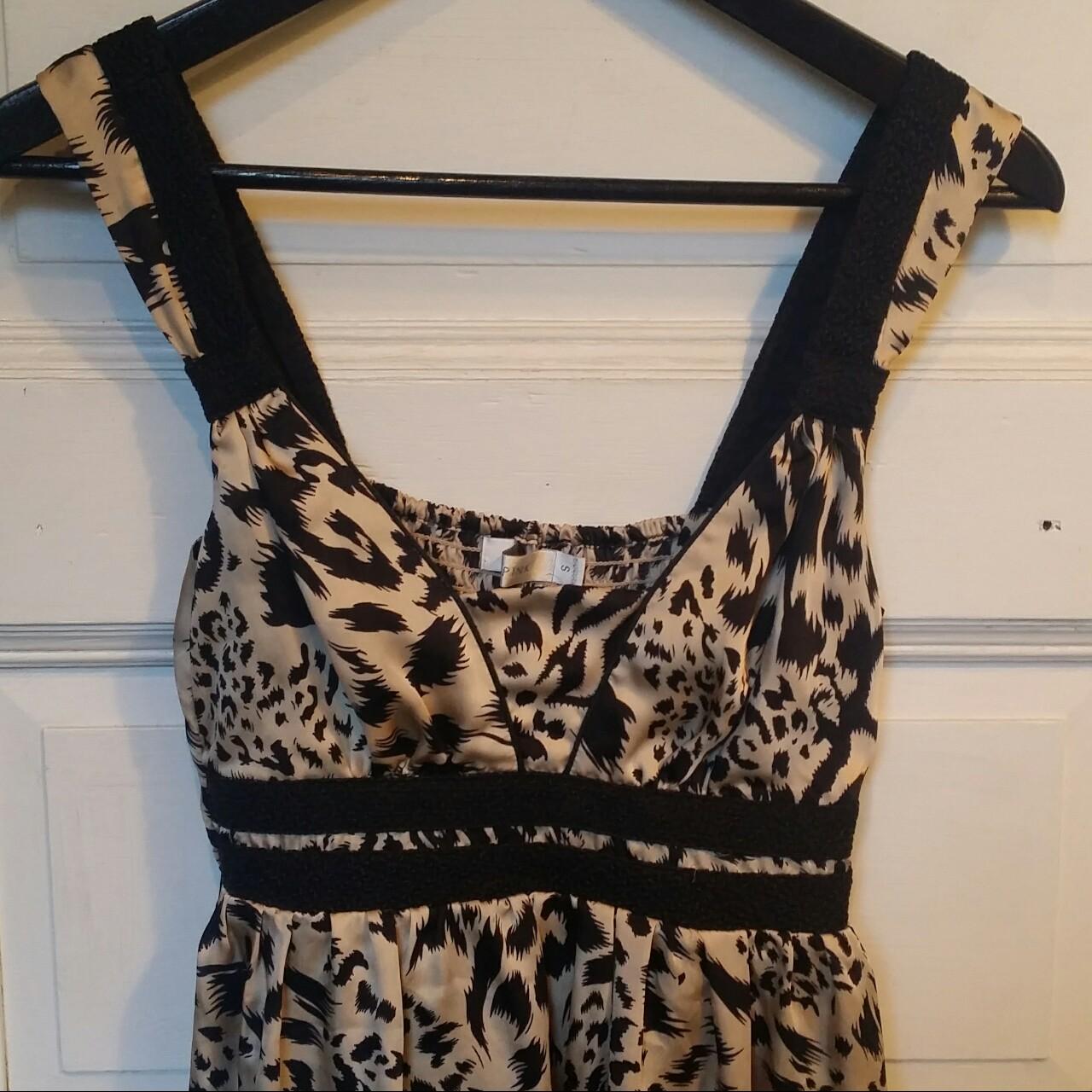 MinkPink Women's Cream and Black Dress (2)