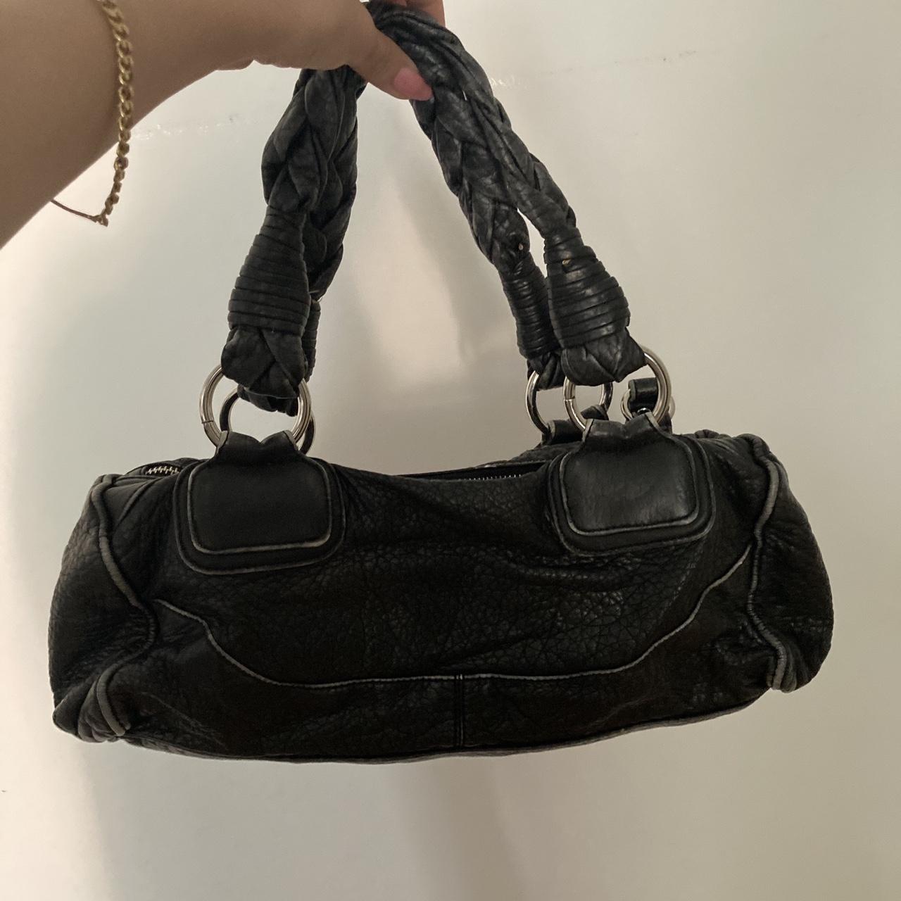 Black bag with silver details🖤 vintage - Depop