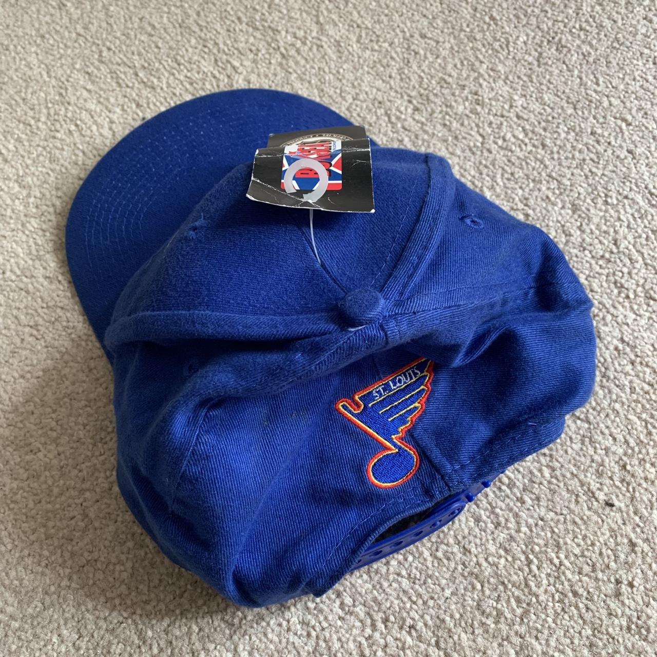 Men's Blue and Red Hat (3)
