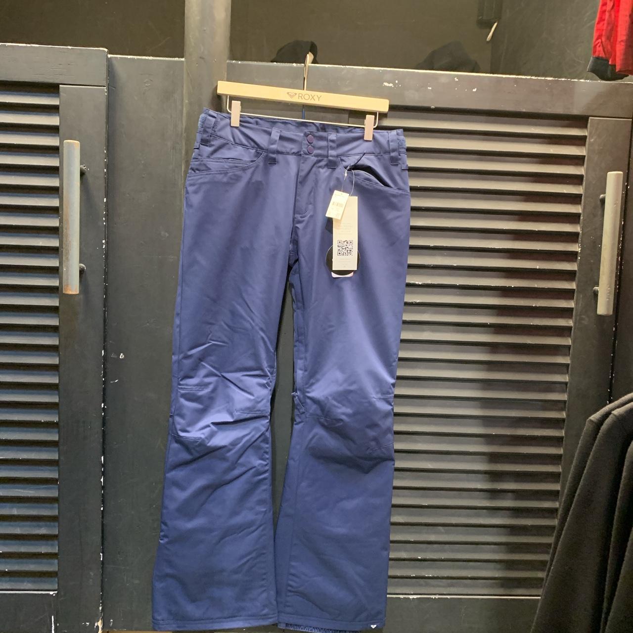 ROXY BACKYARD BLUE SNOW PANTS FOR WOMEN Features - Depop