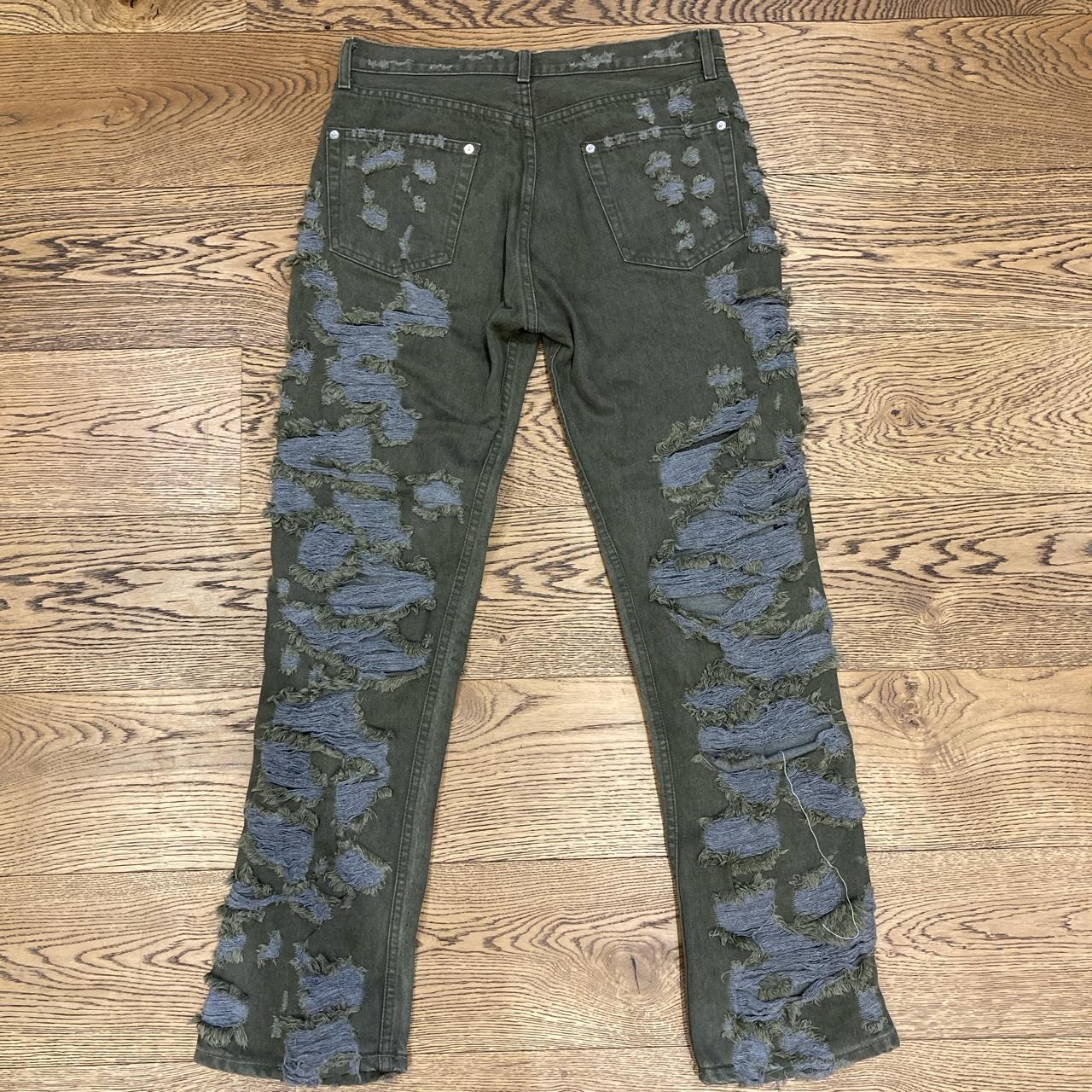 Siberia Hills Spiritual Denim Ripped Jeans Size:... - Depop