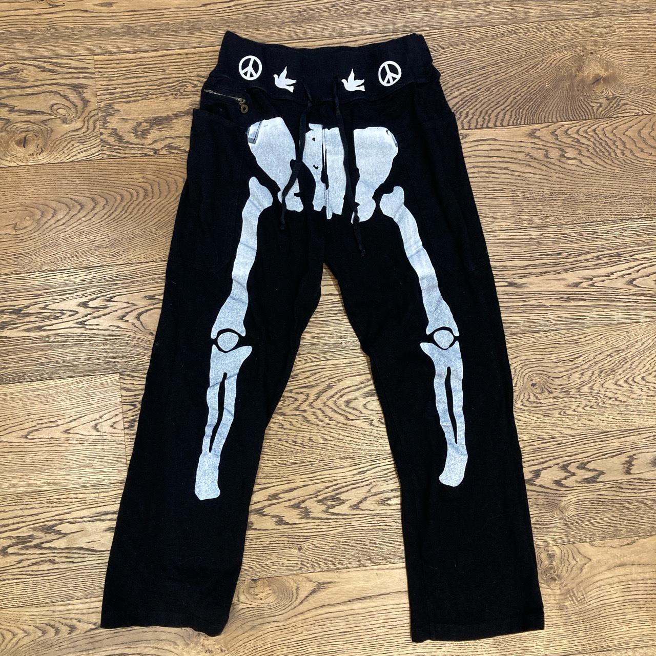 Mens hot sale skeleton joggers