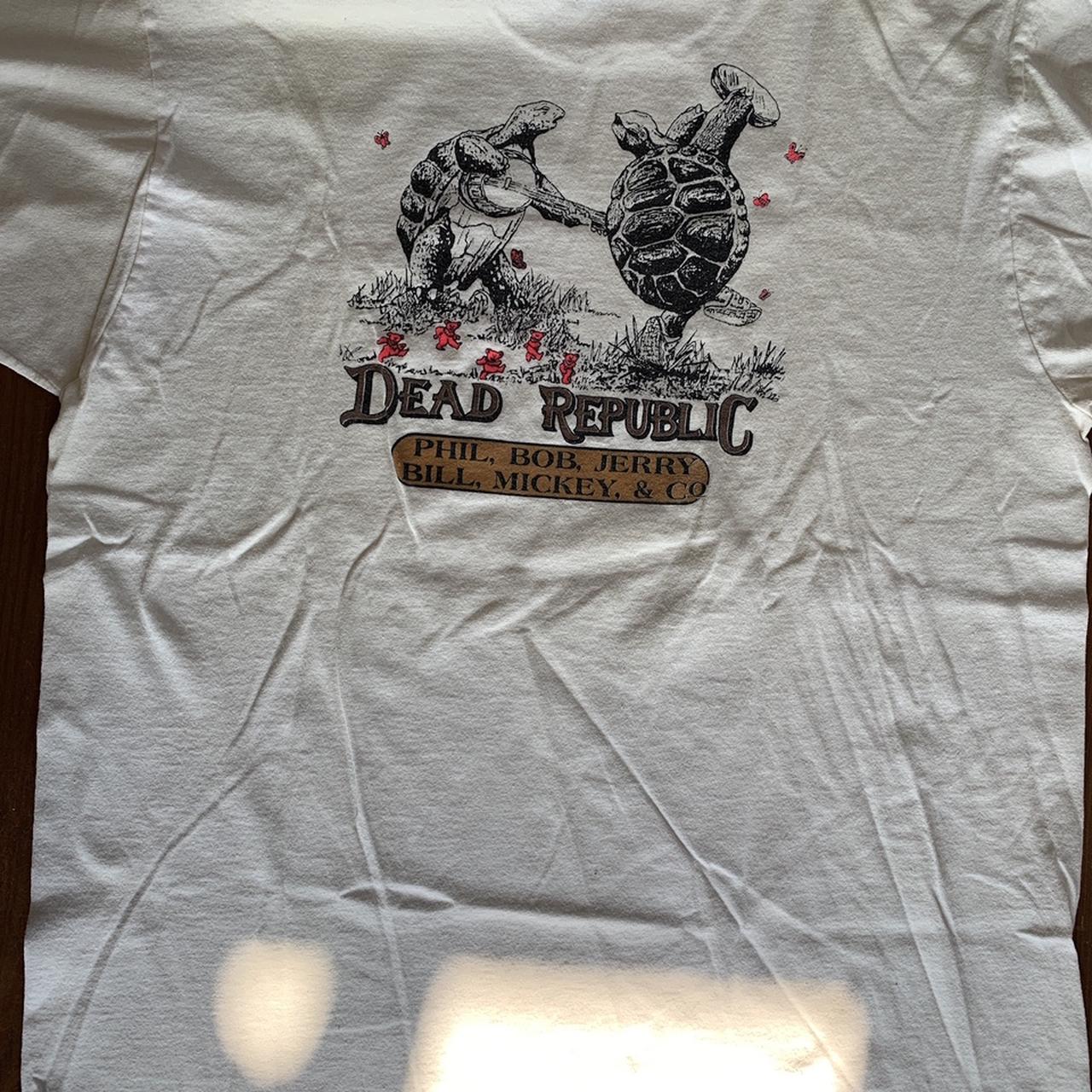 Mossy Oak Men's Black Grateful Dead Tshirt. Size - Depop
