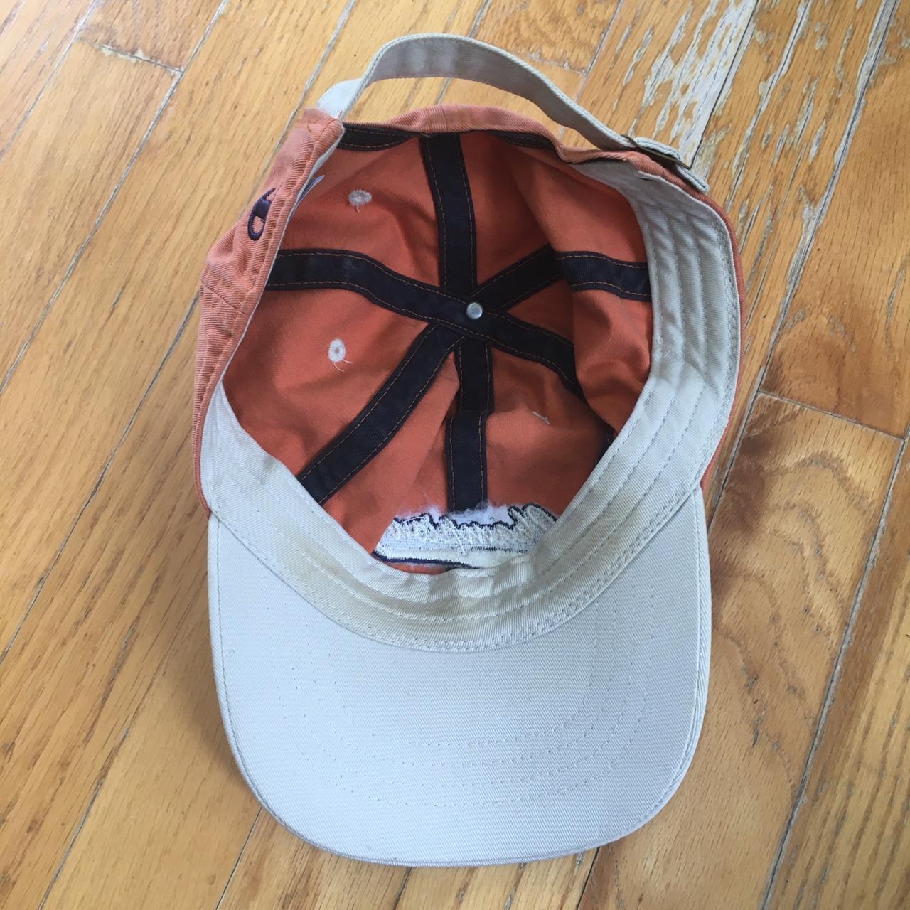 Pastel pink Champion dad cap hat. Signs of wear, but... - Depop