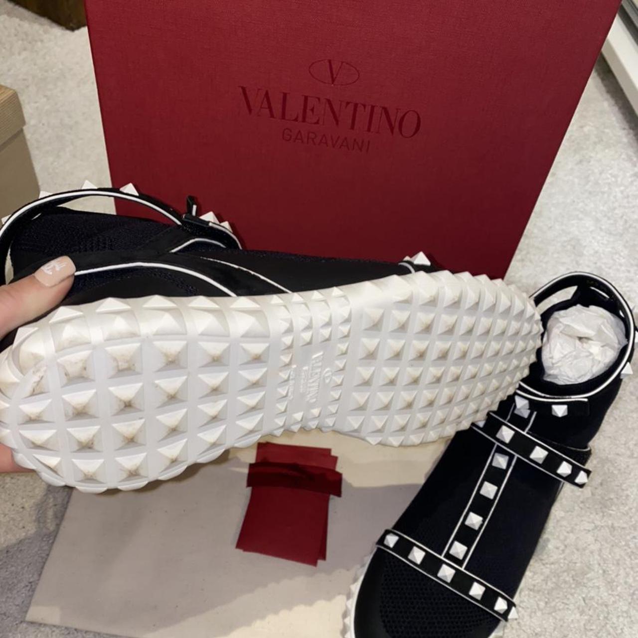 Valentino sock trainers. Worn twice, excellent... - Depop