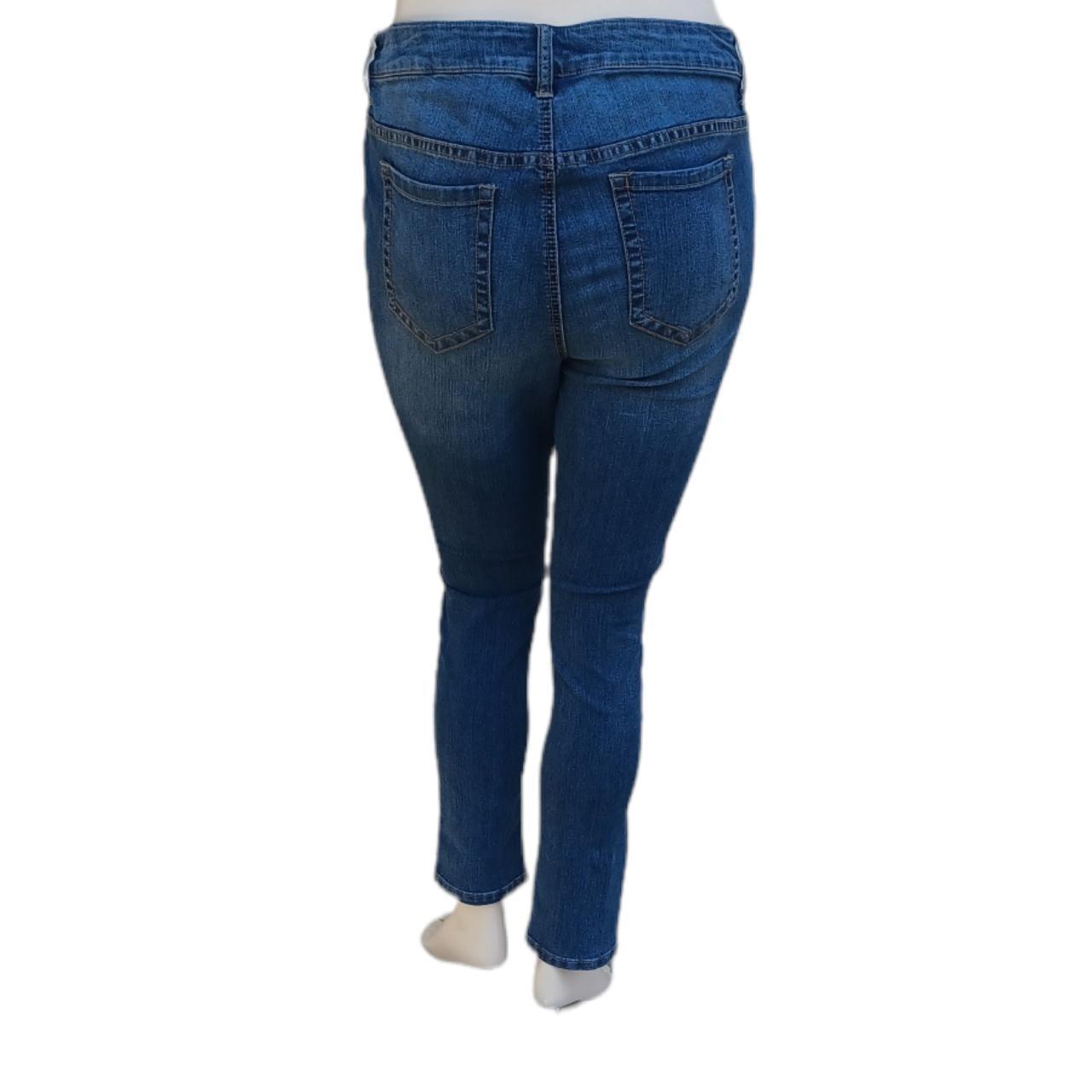 Jeans Skinny Va Alta Con Bottoni E Tasche Inclinate, Taglie - Foto 5